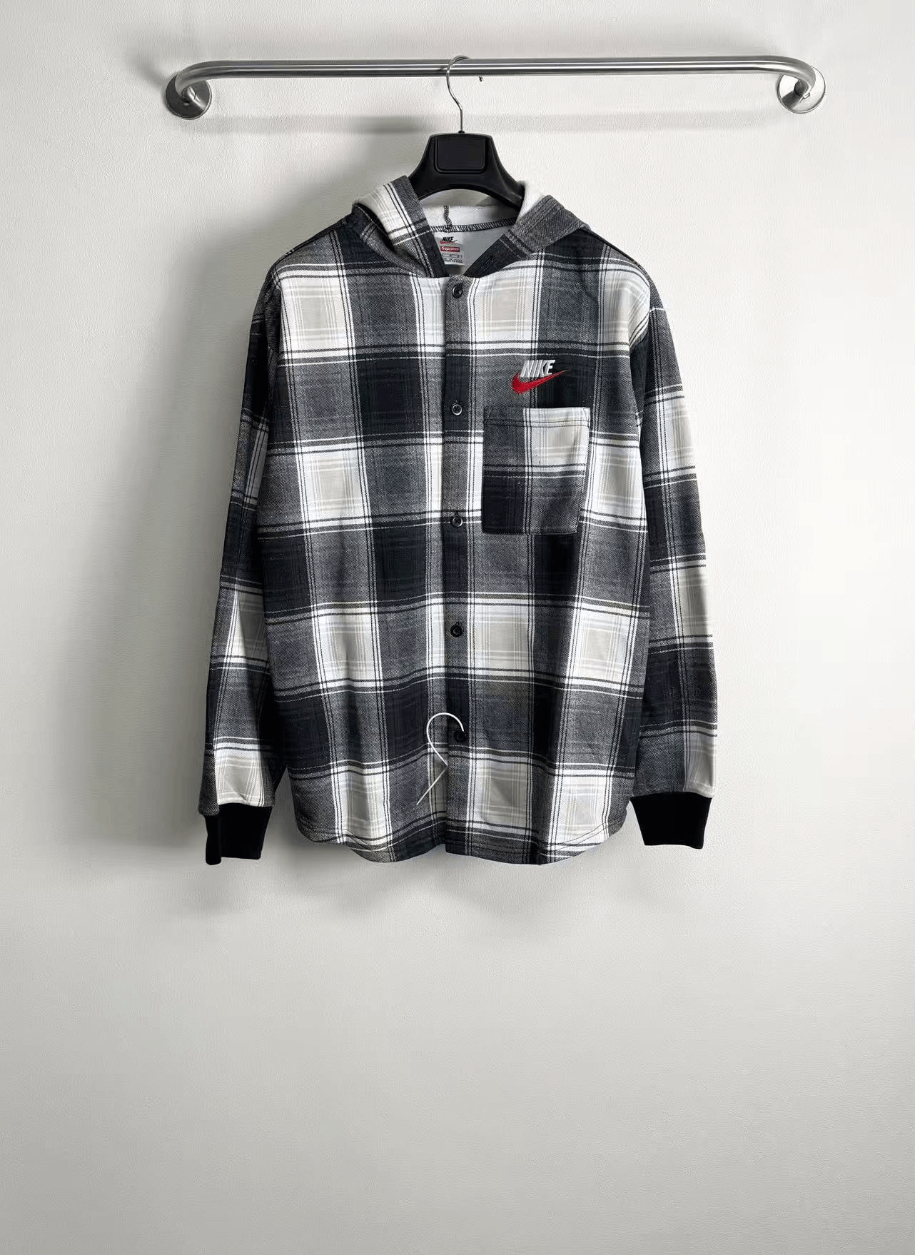 Supreme Supreme Nike Plaid Hooded Jacket Size US L / EU 52-54 / 3 - 1 Thumbnail