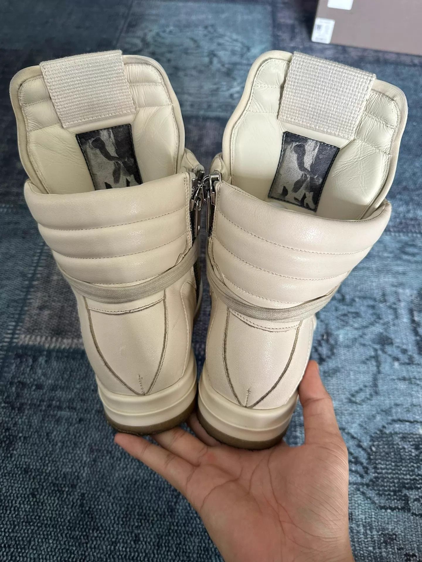 Rick Owens Rick Owens Inverted Triangle White 37 Wear-Resistant Sole Size US 6.5 / IT 36.5 - 6 Thumbnail