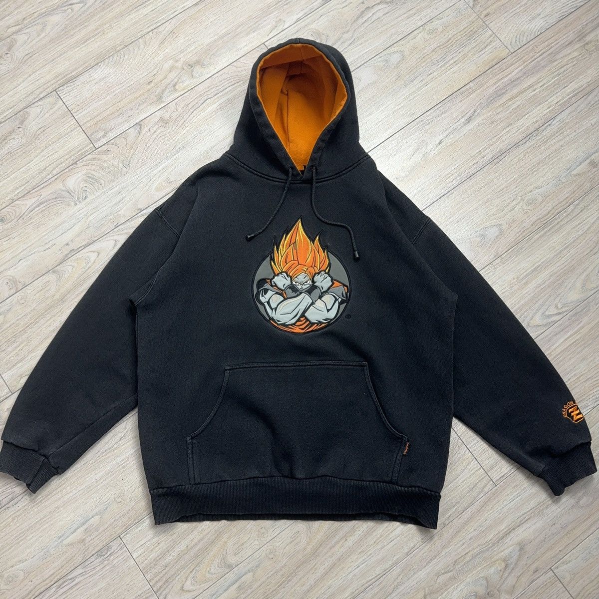 Anime Rare Dragonball Z Goku 2001 Vintage Sunfaded Hoodie Anorak Size US L / EU 52-54 / 3 - 1 Thumbnail