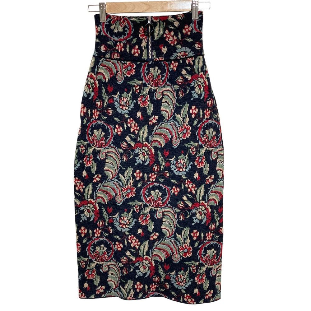 Other Other muller of yoshiokubo Flowe Jacquard Knit Skirt Textile Skirts MLF19805 DUTY FREE for USA Size ONE SIZE - 1 Thumbnail