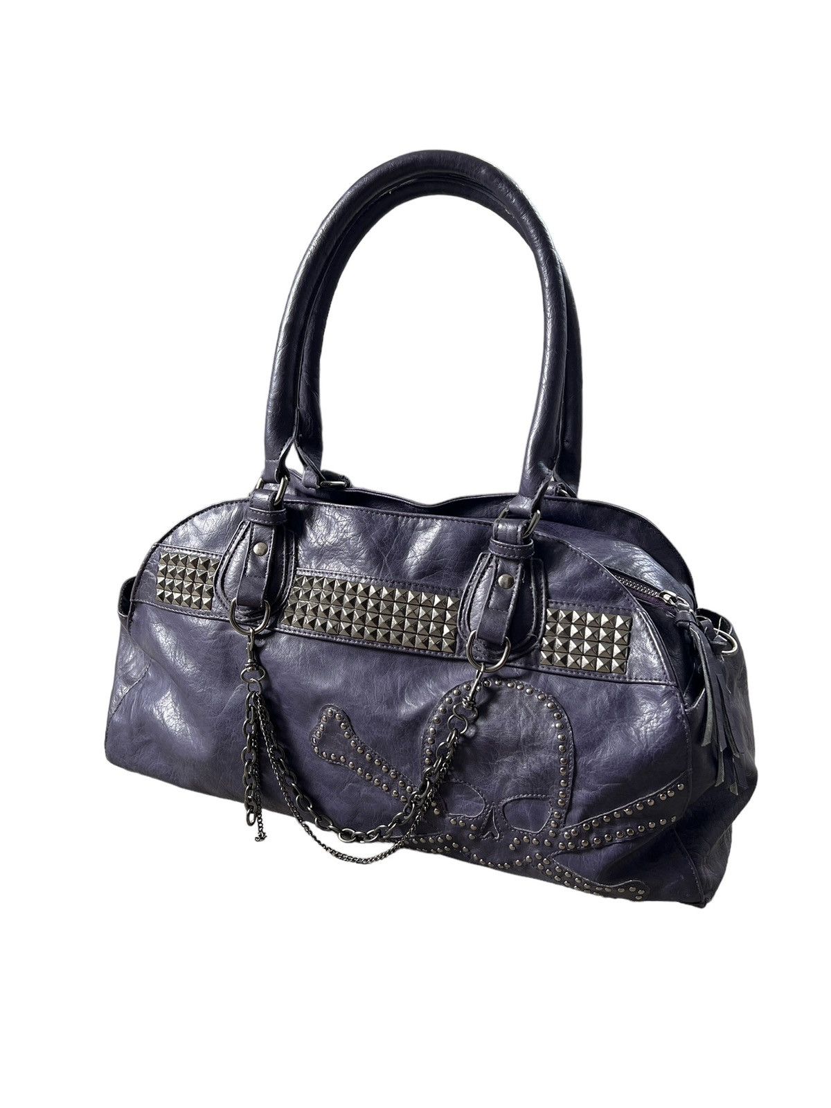 semanticdesign Semantic Design Studded Faux Leather Boston Bag Size ONE SIZE - 18 Thumbnail