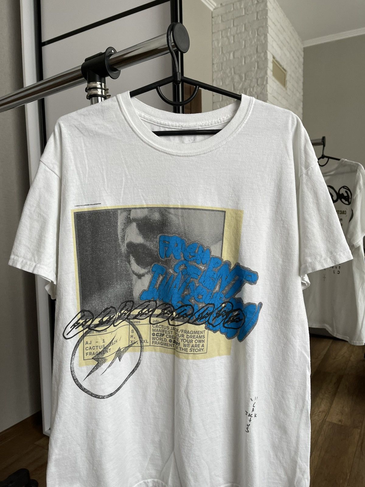 Fragment Design Cactus Jack Travis Scott Fragment T-Shirt Tee Size US M / EU 48-50 / 2 - 4 Thumbnail