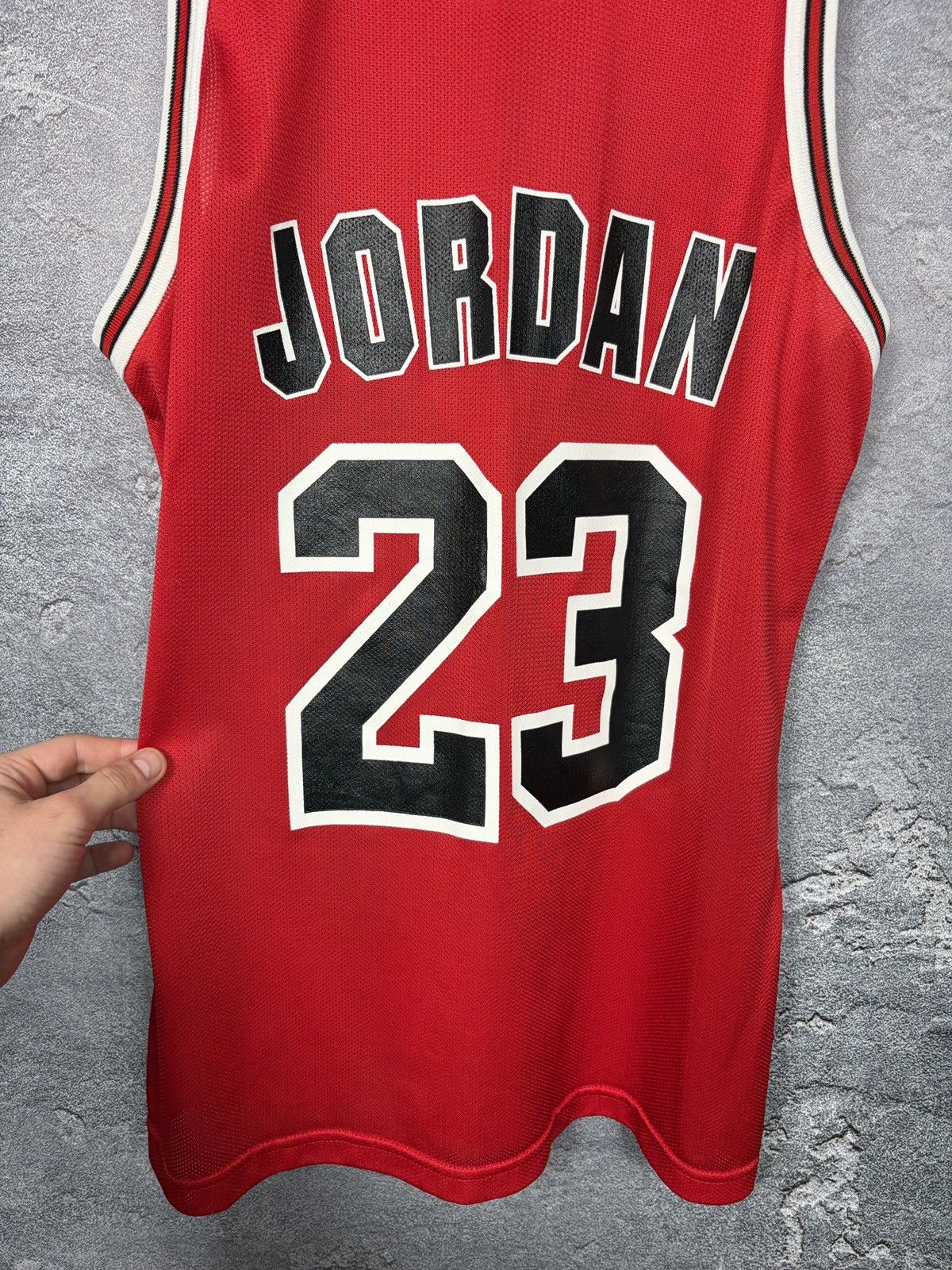 Champion Vintage 90s Chicago Bulls #23 Jordan Tank Top Jersey Size US M / EU 48-50 / 2 - 12 Thumbnail