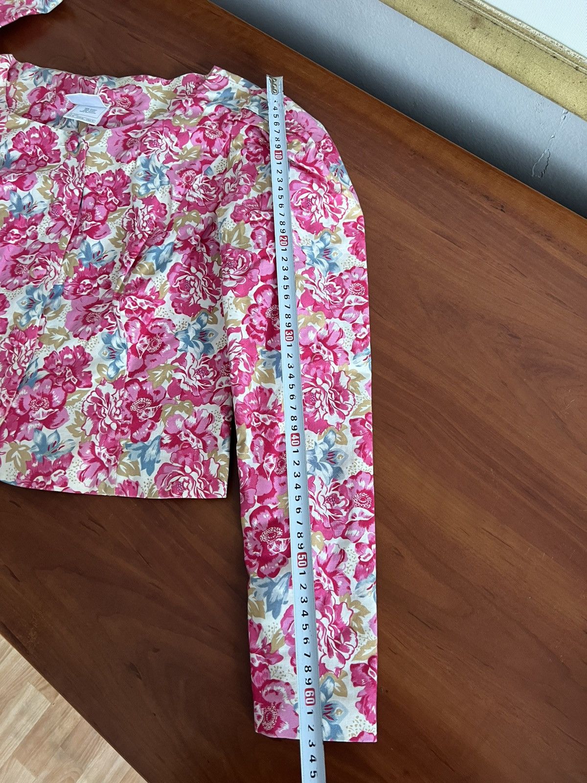 Laura Ashley VINTAGE 80’s LAURA ASHLEY PINK FLORAL ART BUTTON JACKET Uk16 Size XL / US 12-14 / IT 48-50 - 16 Thumbnail