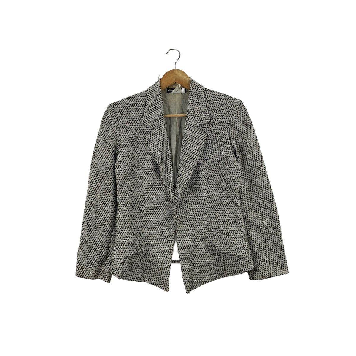 Salvatore Ferragamo Vintage SALVATORE FERRAGAMO Tweed Blazer Jacket Size S / US 4 / IT 40 - 1 Thumbnail