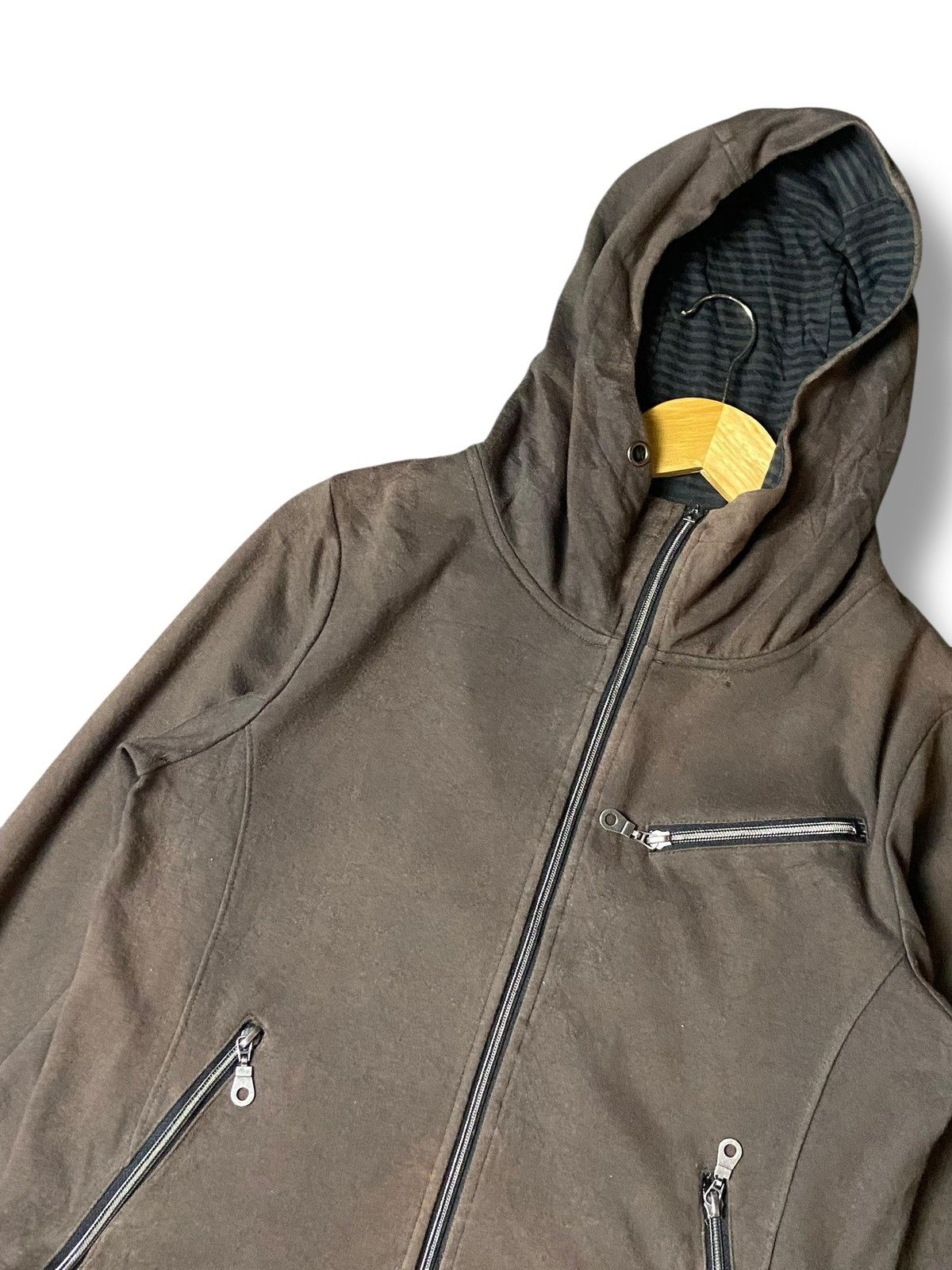 Japanese Brand × Vintage × semanticdesign SemanticDesign Brand Multi-zip Hooded Jacket (130) Size US S / EU 44-46 / 1 - 6 Thumbnail