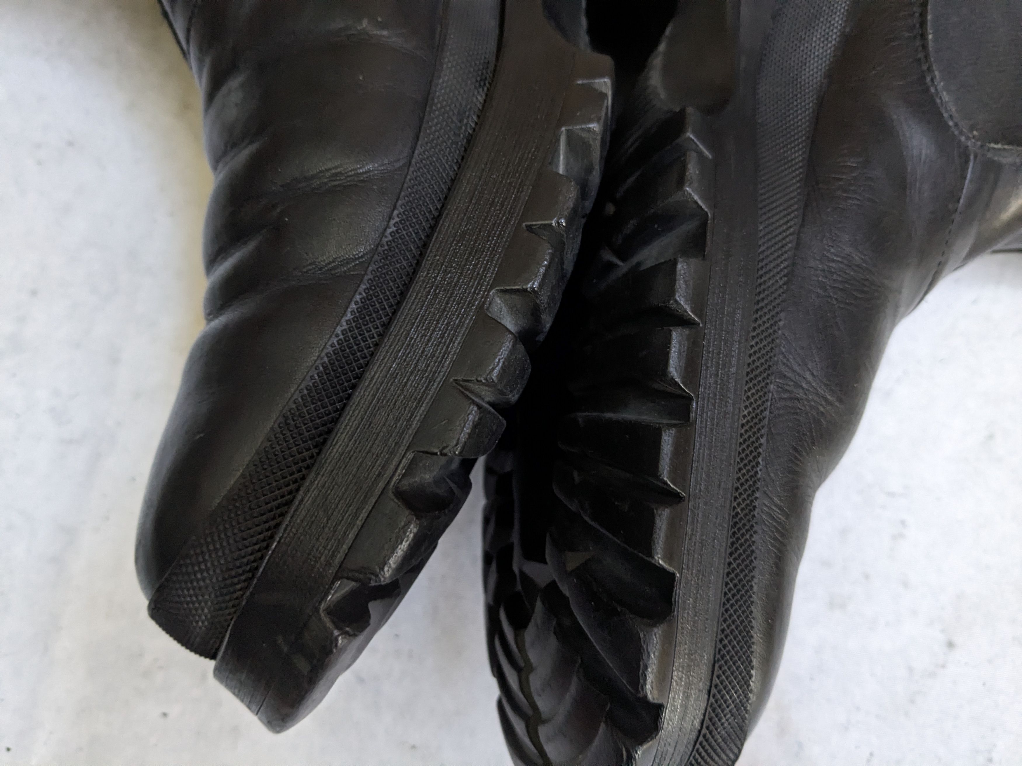 Prada Prada Chelsea Boots Black Leather 10 Y2K Chunky Rubber Size US 10 / EU 43 - 10 Thumbnail