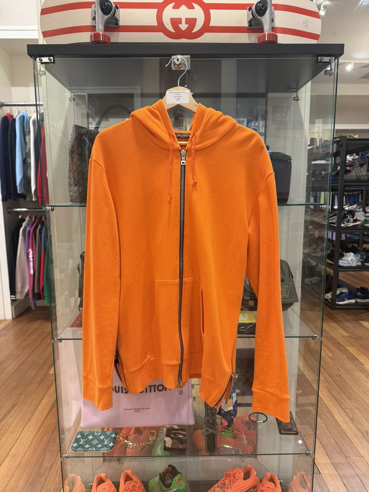 Balmain Balmain Zip Up Hoodie Size US XL / EU 56 / 4 - 1 Thumbnail