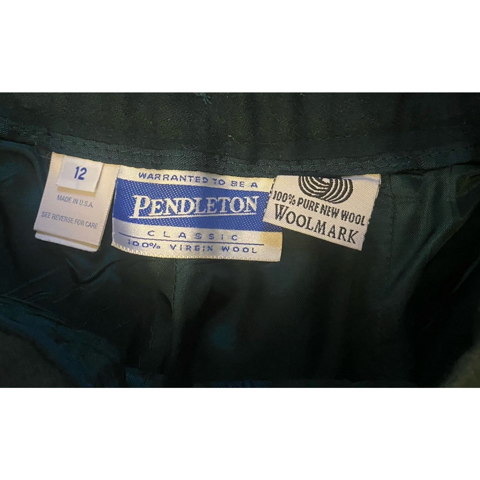 Pendleton VTG Pendleton Virgin Wool Jumpsuit Trousers Pants Women’s 12 Size 34" / US 12 / IT 48 - 2 Thumbnail