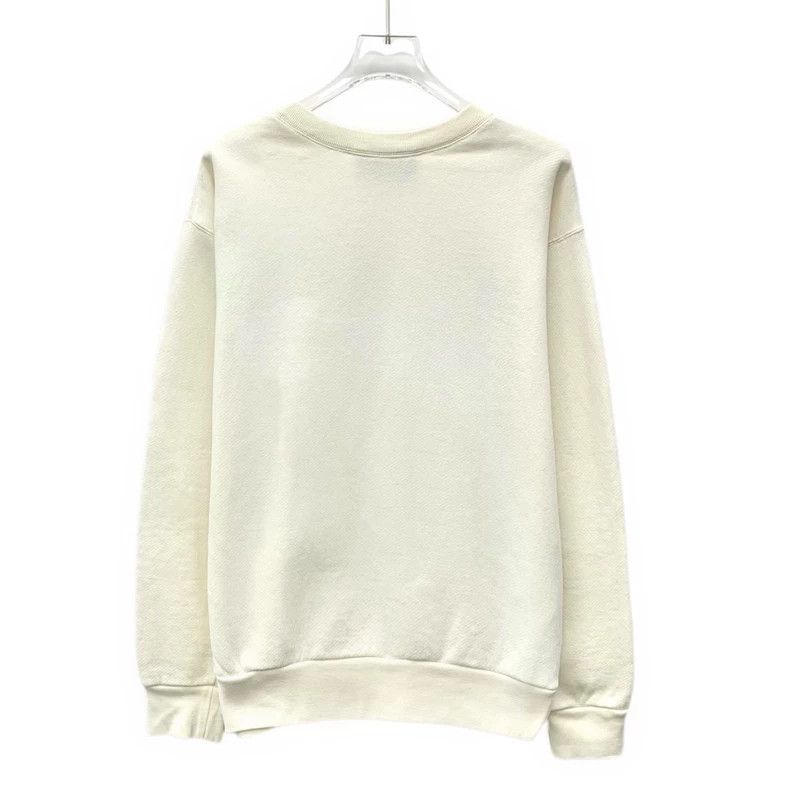 Gucci Gucci Beige piglet embroidered letter glossy cotton round-n Size US XS / EU 42 / 0 - 2 Thumbnail