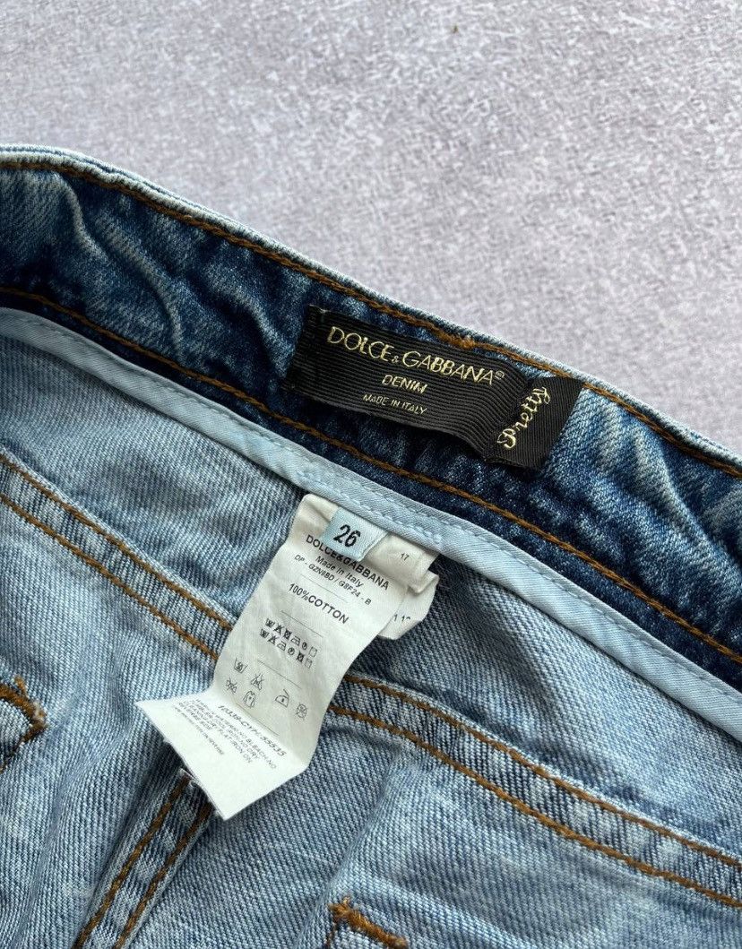 Dolce & Gabbana Vintage Dolce&Gabbana Distressed Baggy Jeans 26 Size US 26 / EU 42 - 7 Thumbnail