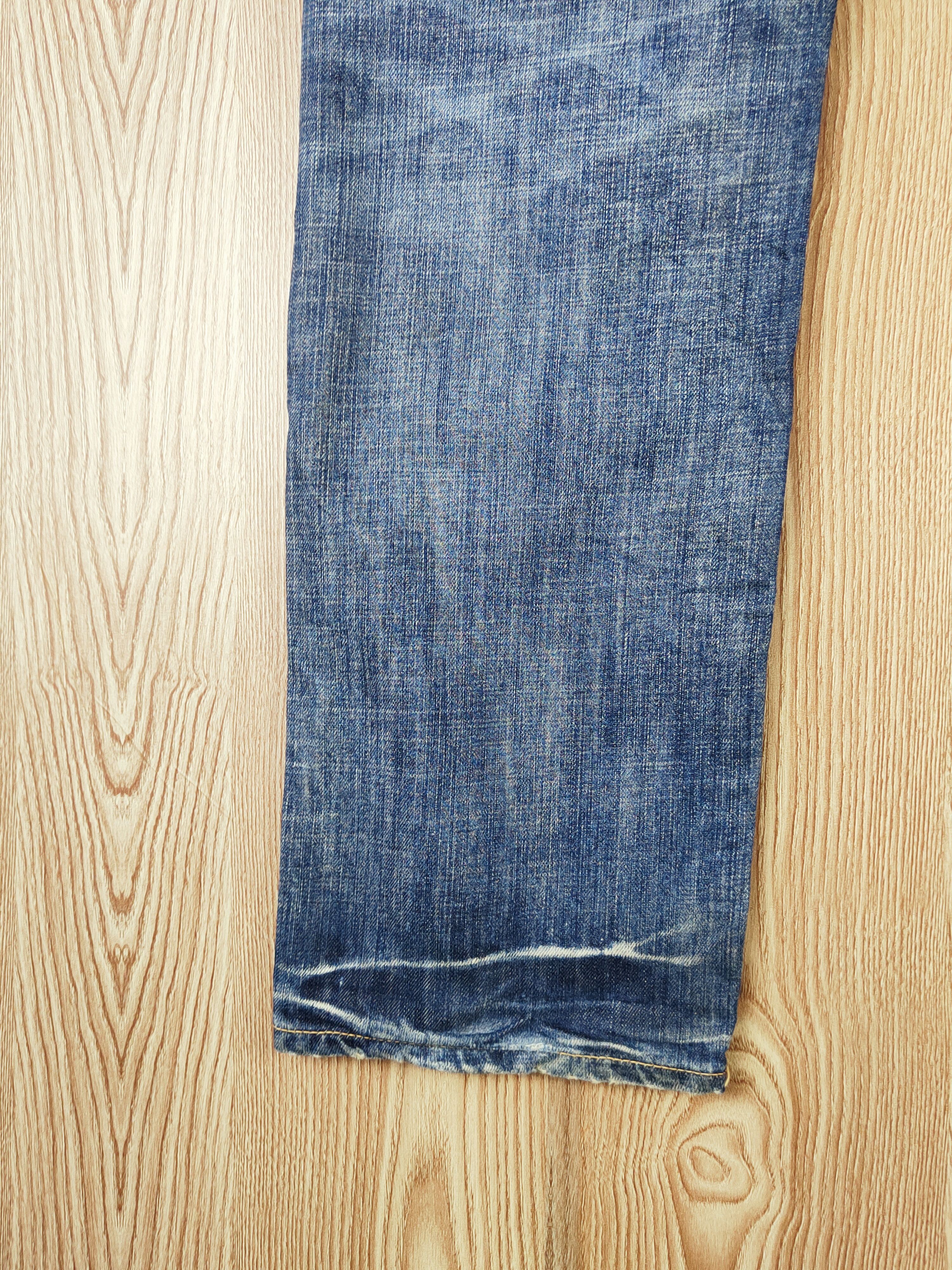 Takeo Kikuchi Takeo Kikuchi Dark Blue Faded Distressed Ripped Jeans #S2738 Size US 34 / EU 50 - 10 Thumbnail