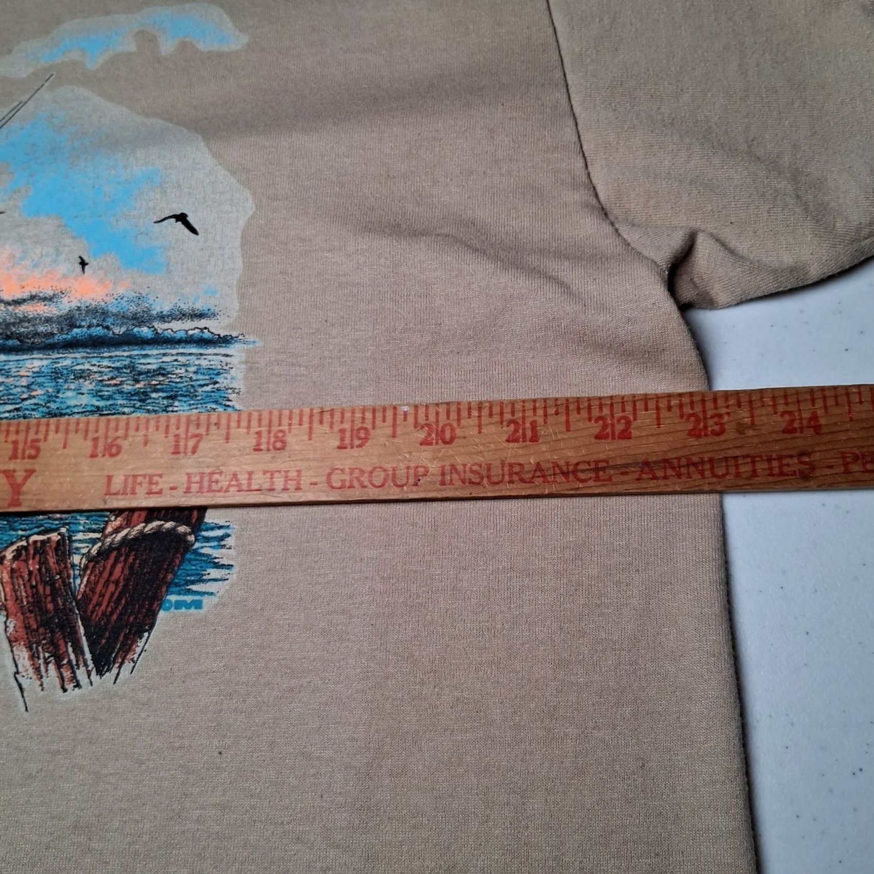 Vintage VINTAGE Destin Florida Shirt XL Fishing Boat Ocean Sunset Nautical Distressed Size US XL / EU 56 / 4 - 6 Thumbnail