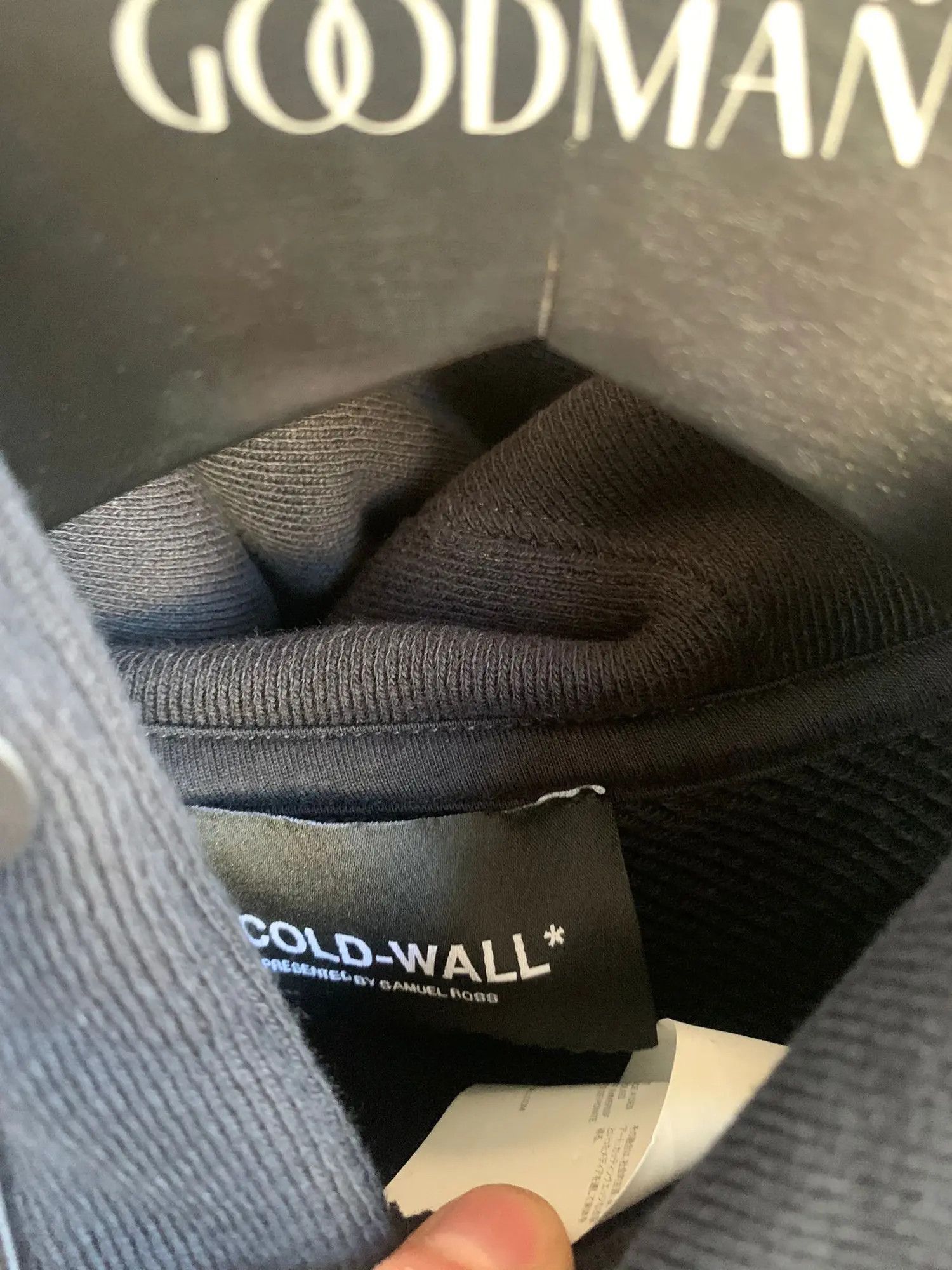 A-COLD-WALL* Cotton Loop Hoodie in Black Size US M / EU 48-50 / 2 - 3 Thumbnail