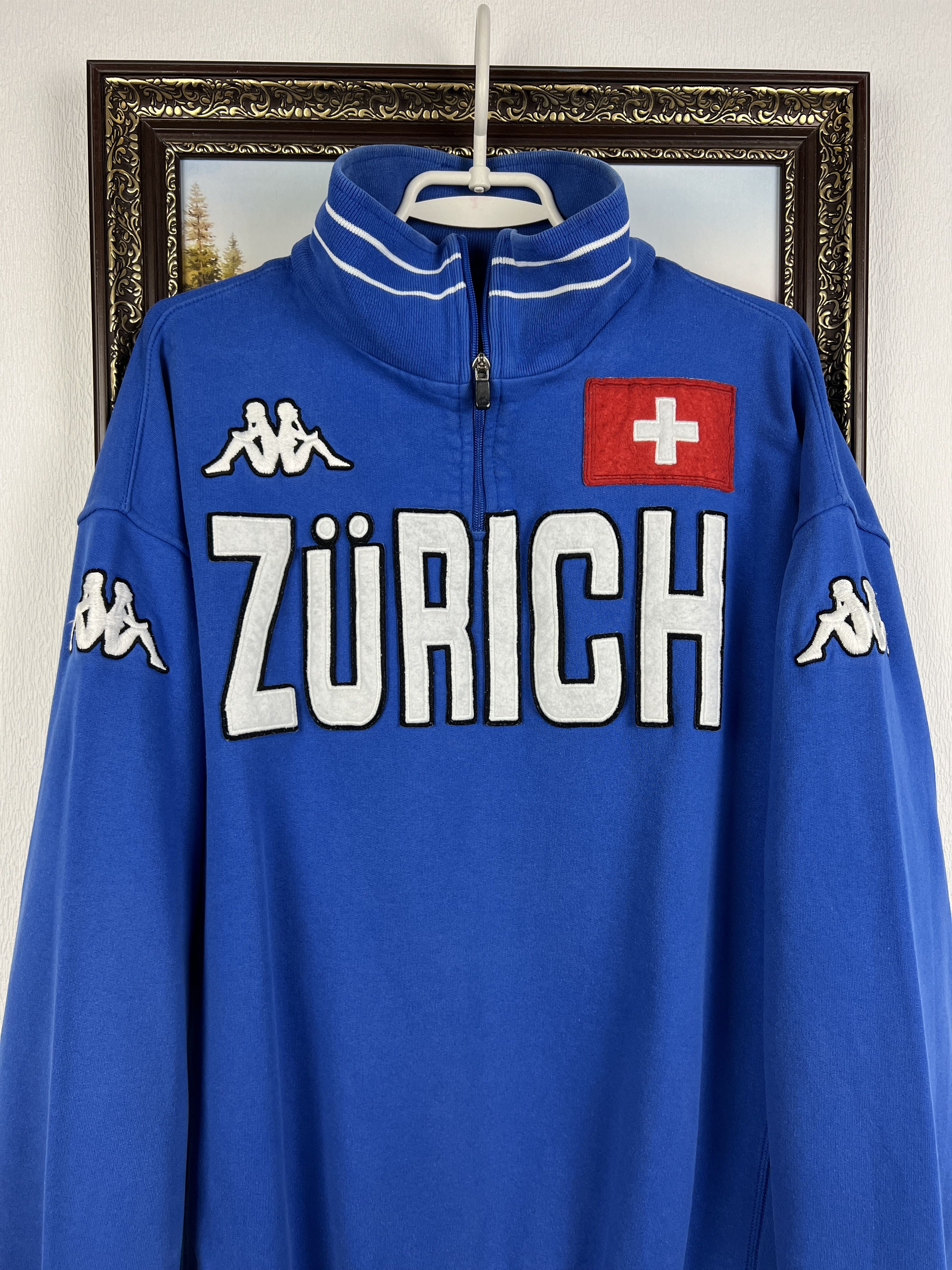 Kappa Vintage Kappa Zurich Football Jacket Soccer Track Top Rare Size US XXL / EU 58 / 5 - 2 Thumbnail