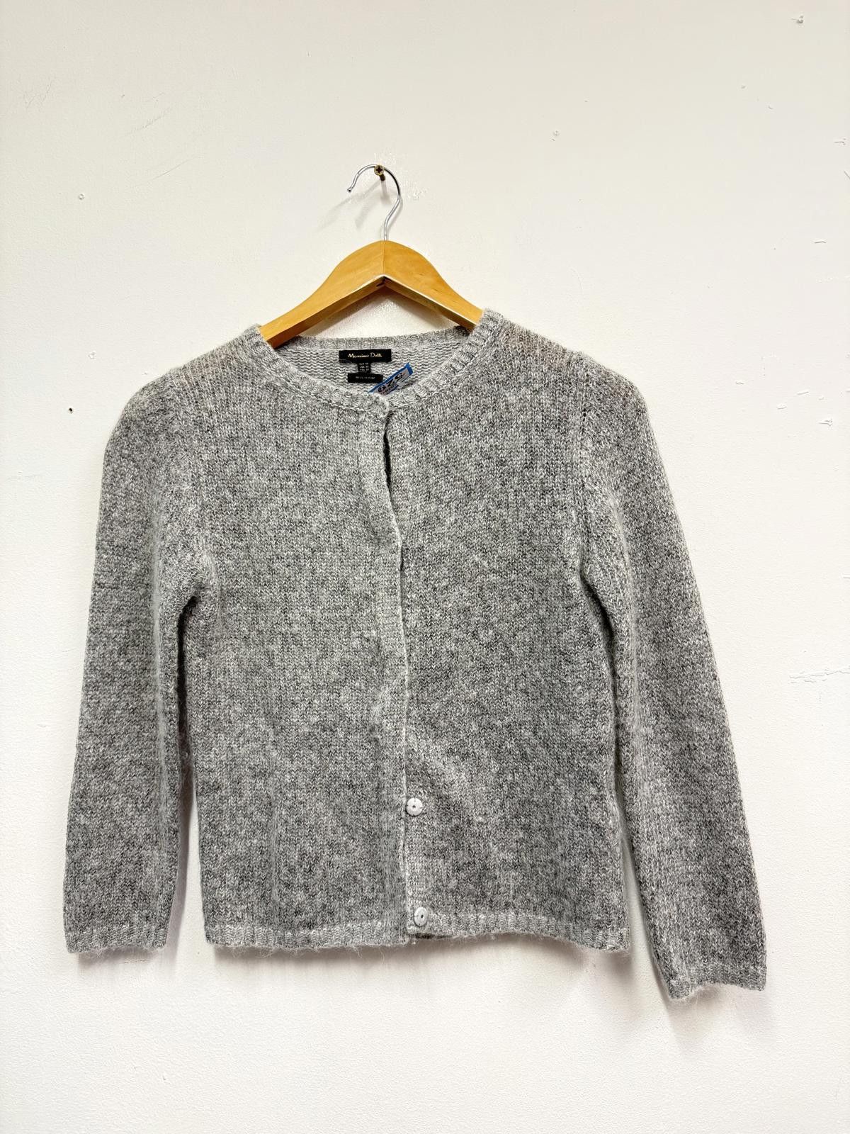 Massimo Dutti Massimo Dutti Grey Knit Cardigan XS Size XS / US 0-2 / IT 36-38 - 1 Thumbnail