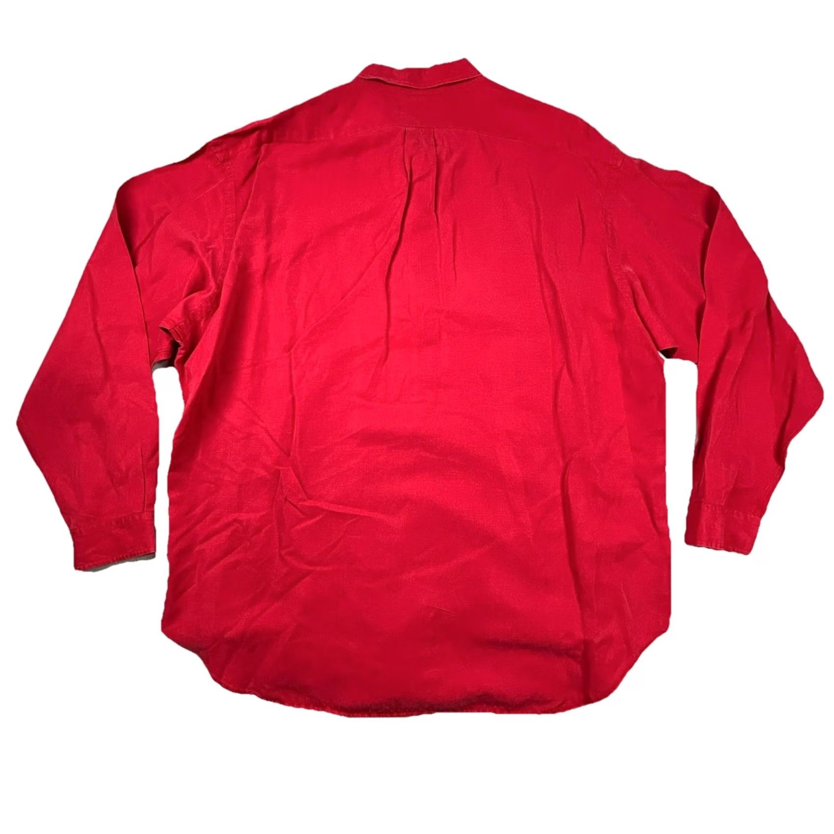 Polo Ralph Lauren VINTAGE Polo Ralph Lauren Shirt Men’s 2XL Silk Linen Blend Oxford Button Down Size US XXL / EU 58 / 5 - 2 Thumbnail