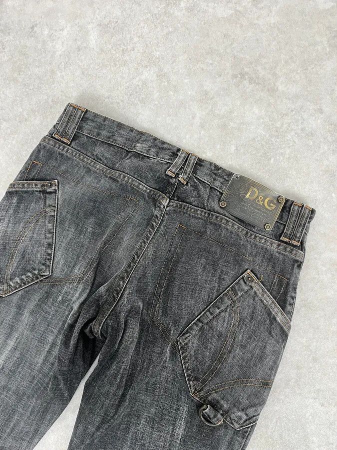 Dolce & Gabbana AW2003 Dolce & Gabbana Raw Grey Slim Denim Jeans Size US 30 / EU 46 - 8 Thumbnail