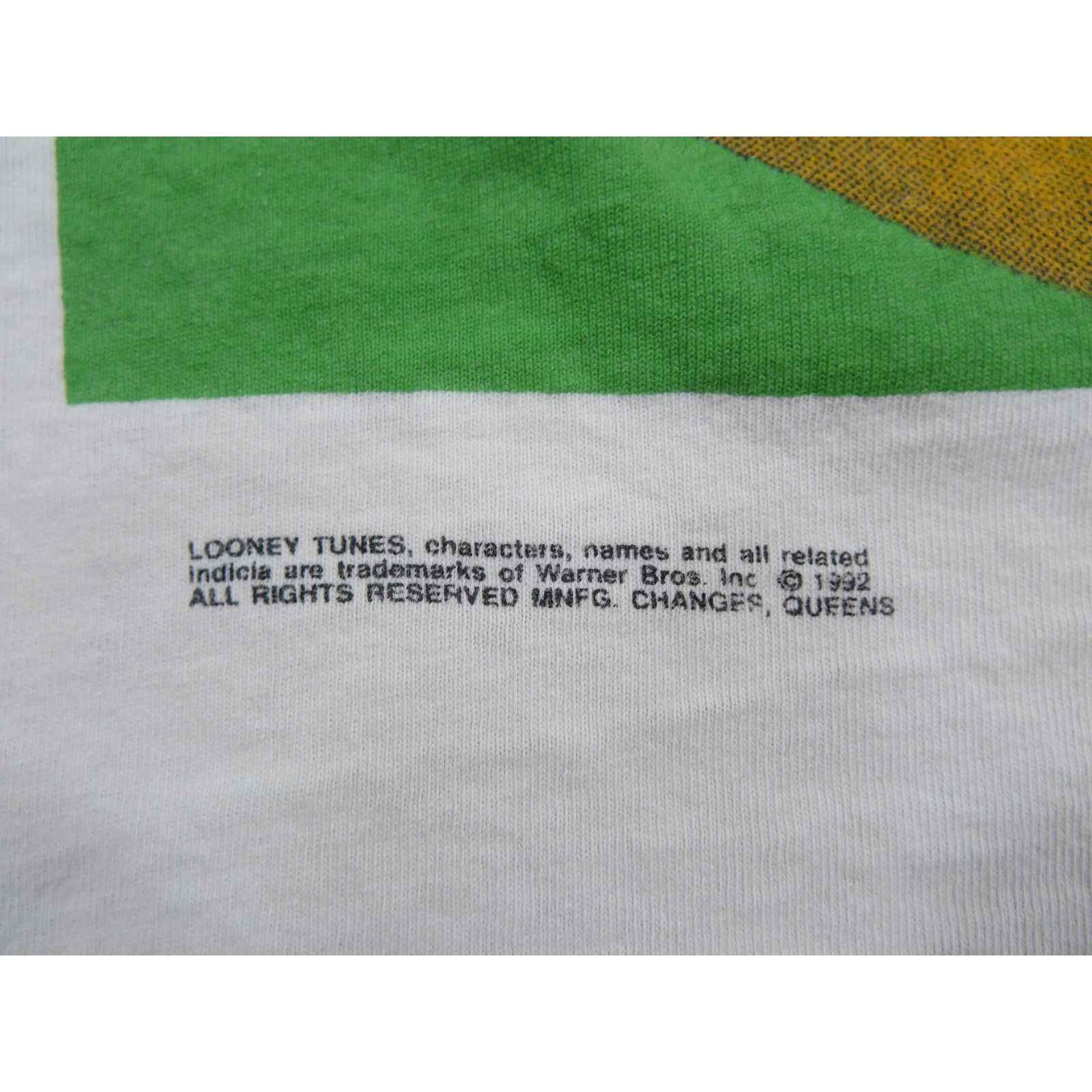 Changes Marvin The Martian T-Shirt, Looney Tunes, Sz XL White 1990s Size US XL / EU 56 / 4 - 2 Thumbnail