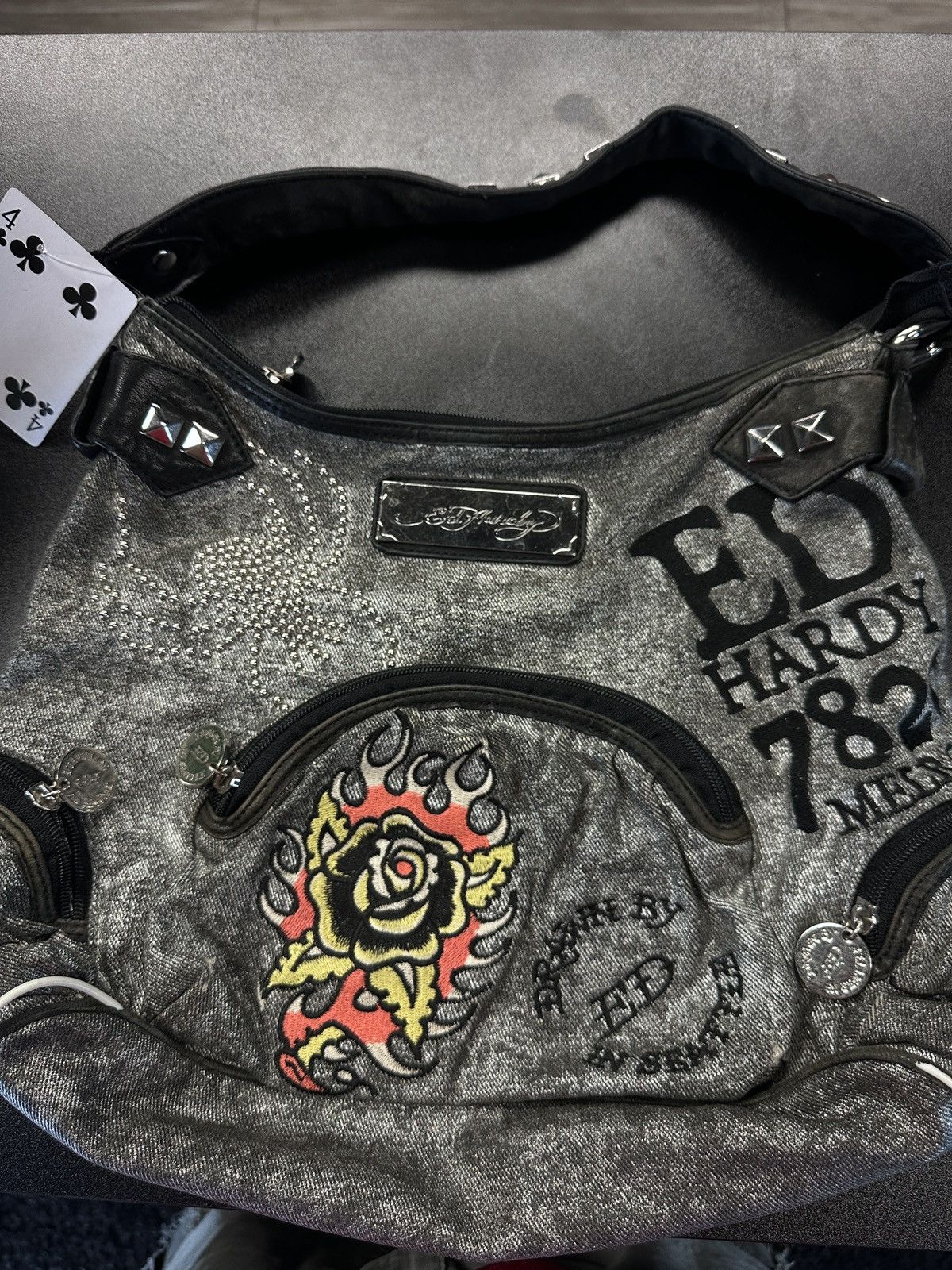 Ed hardy purse clearance