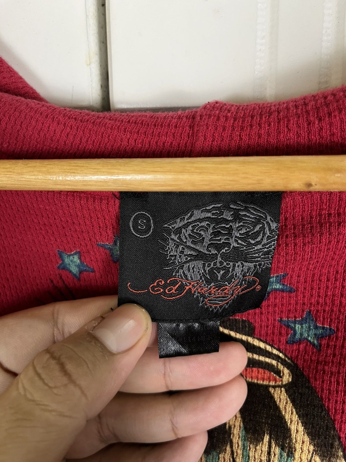 Ed Hardy × Japanese Brand × Vintage Vintage Edhardy FullPrint Hoodies Size US S / EU 44-46 / 1 - 9 Thumbnail
