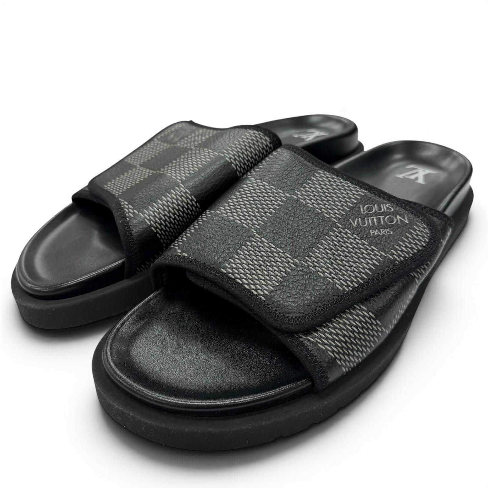 Louis Vuitton Louis Vuitton Louis Vuitton Leather Mules Leather Shoes DUTY FREE for USA Size ONE SIZE - 1 Thumbnail