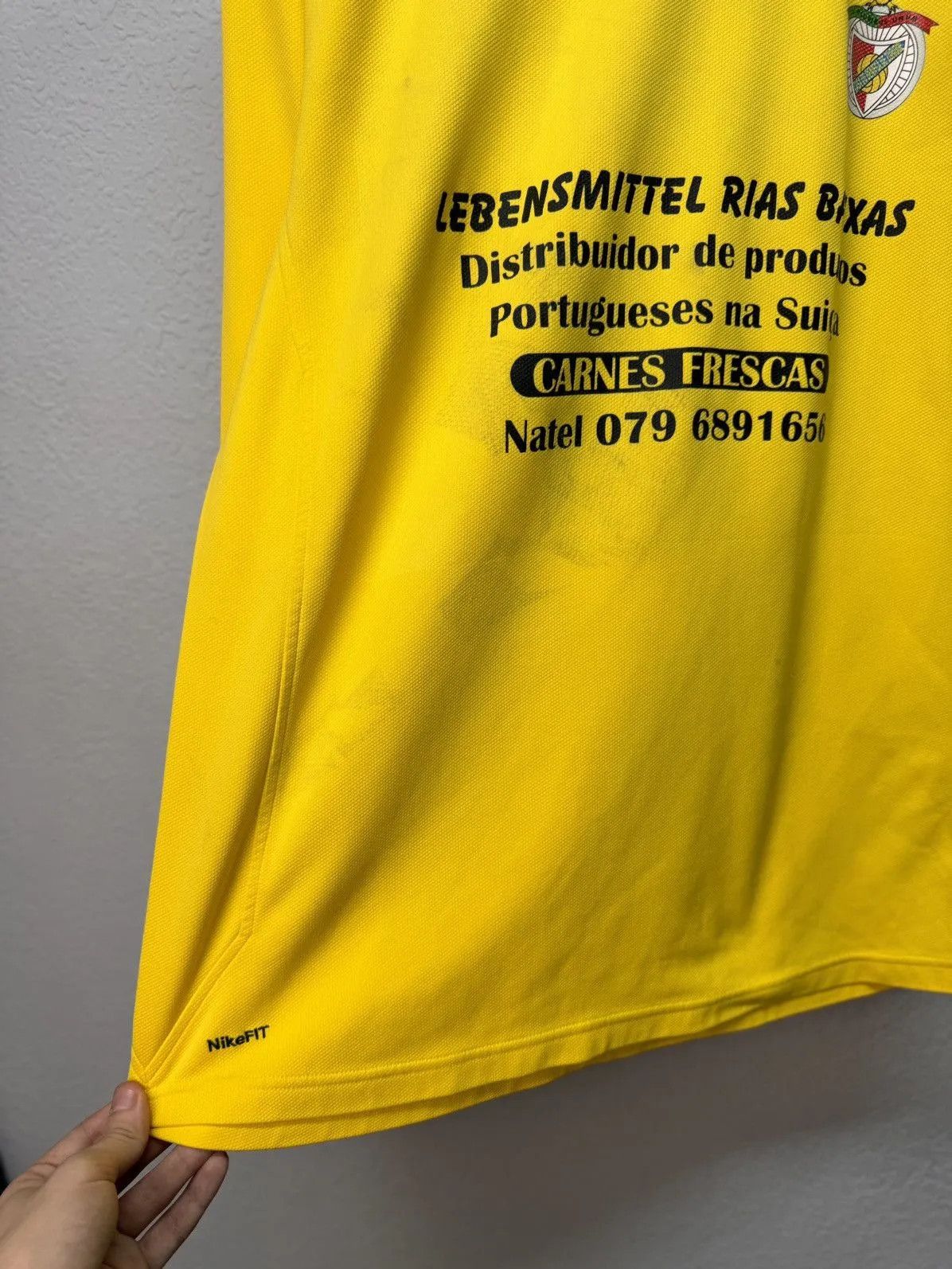 Adidas × Vintage Vintage Nike Benfica Goalkeeper shirt jersey Size US L / EU 52-54 / 3 - 7 Thumbnail