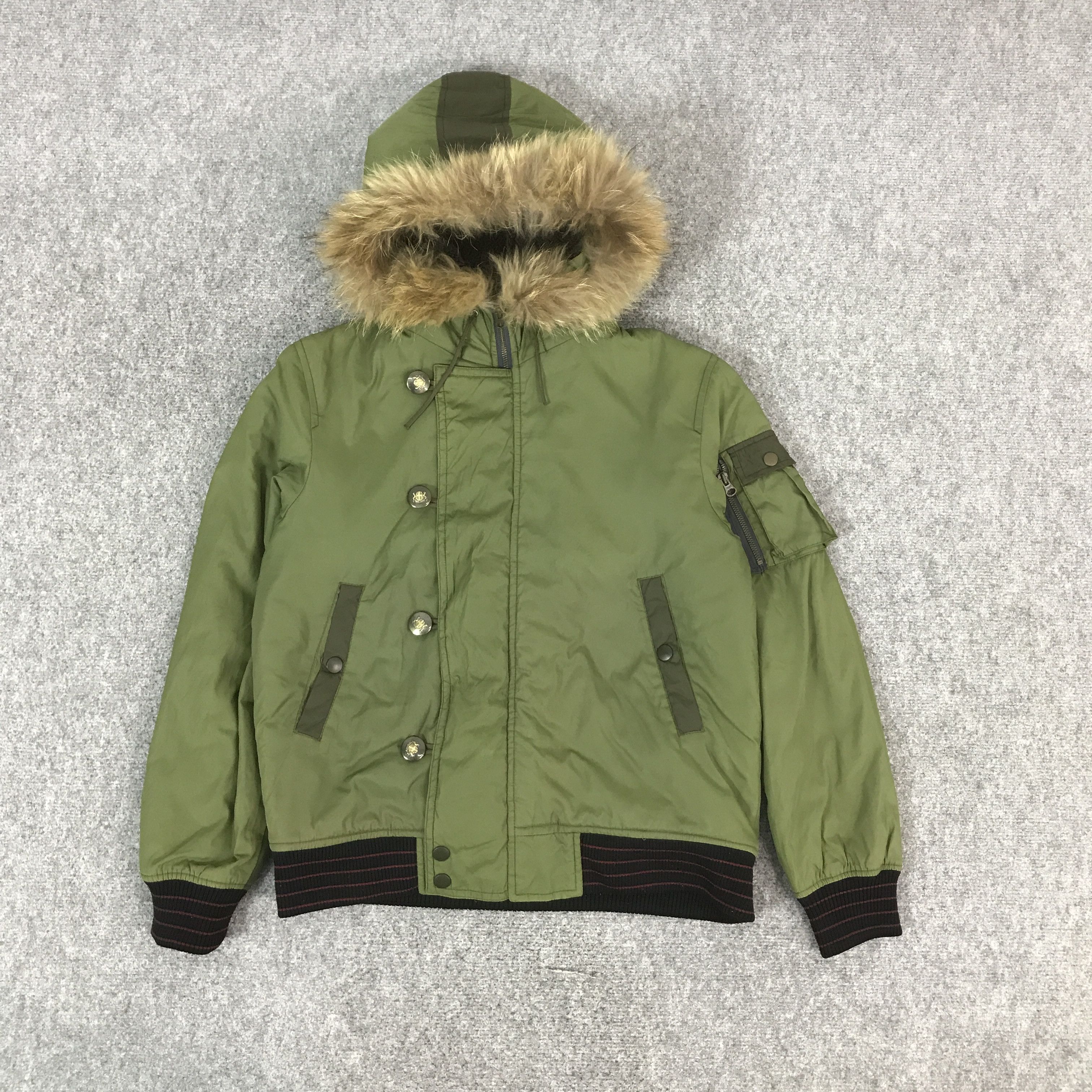 Takeo Kikuchi TAKEO KIKUCHI BOMBER FUR HOODIES JACKET K65B11 Size US L / EU 52-54 / 3 - 1 Thumbnail