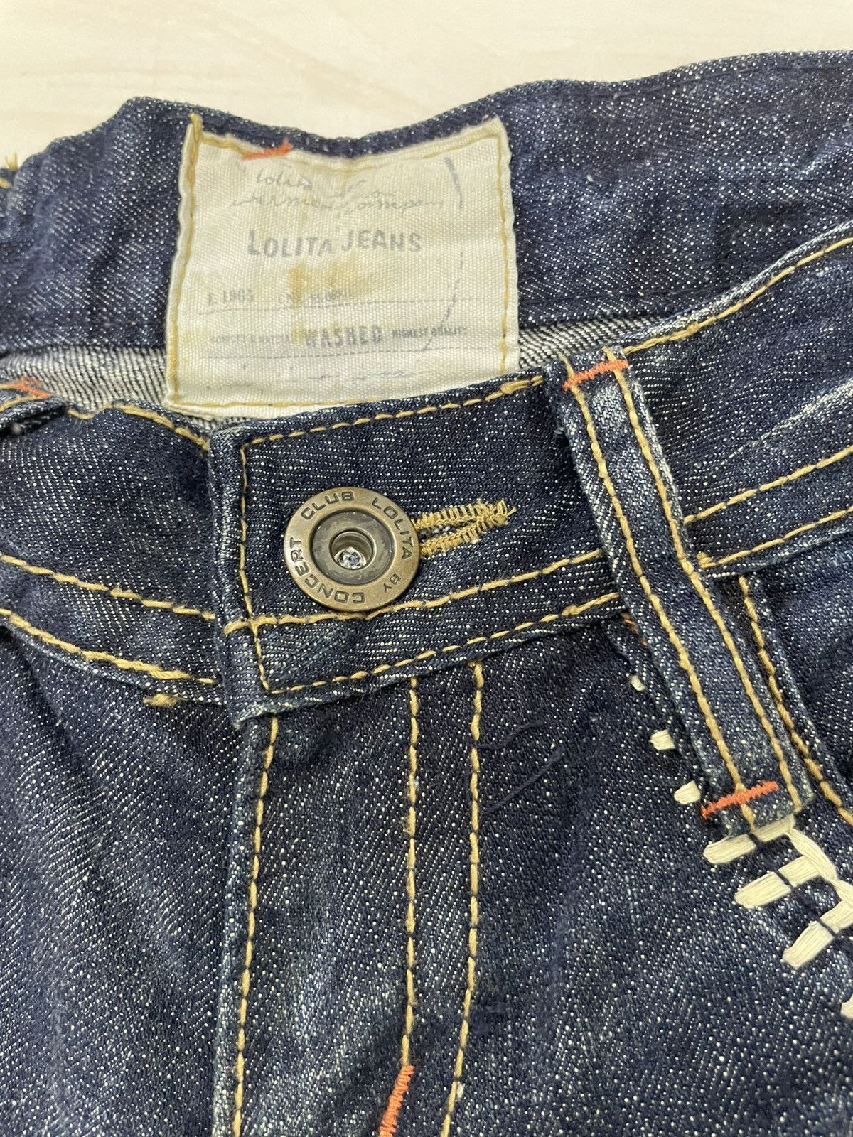 Tornado Mart Vintage Lolita Club By Concert Club Bootcut Denim Jeans Size US 30 / EU 46 - 11 Thumbnail