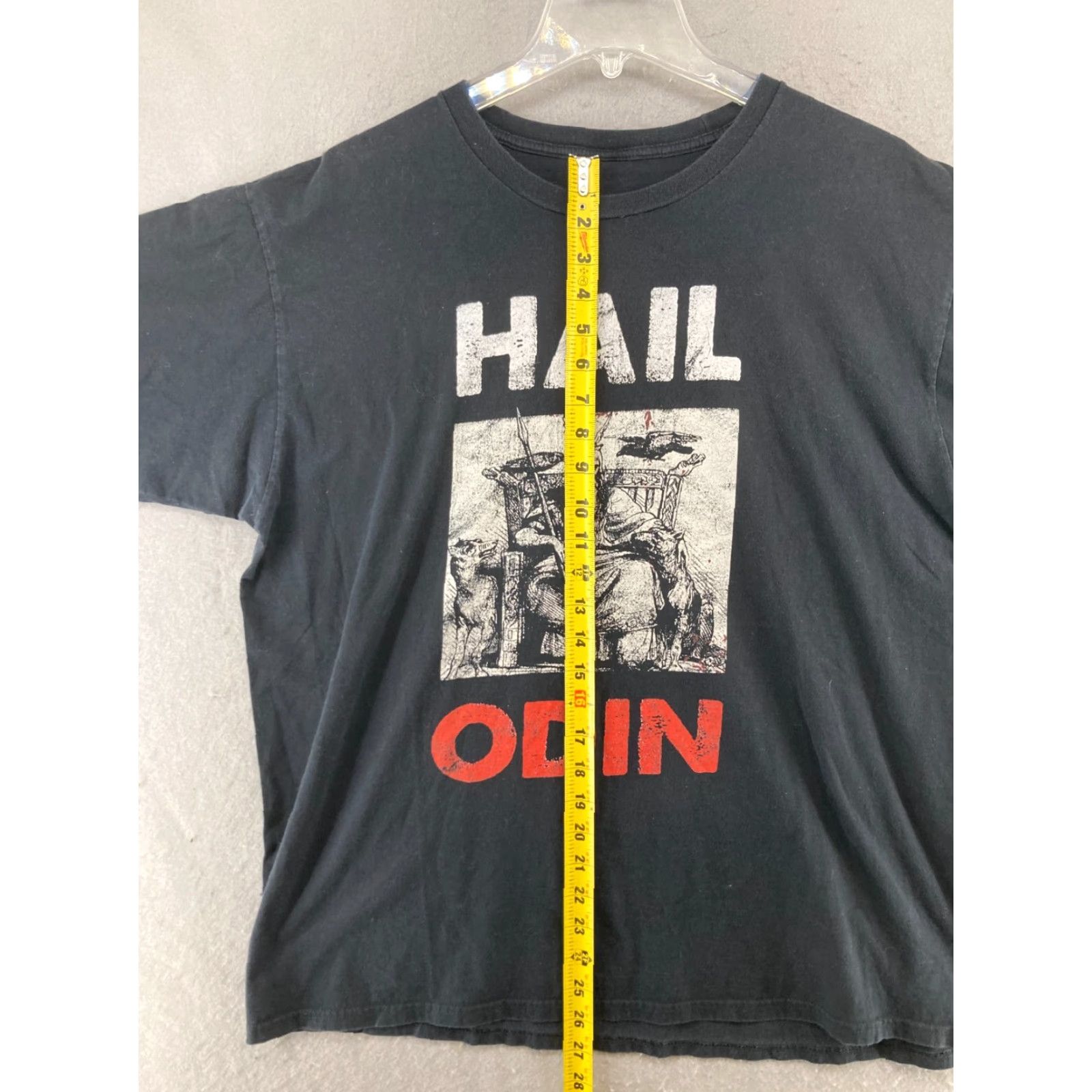 Vintage Hail Odin TShirt Mens Large Black Viking Size US L / EU 52-54 / 3 - 4 Thumbnail