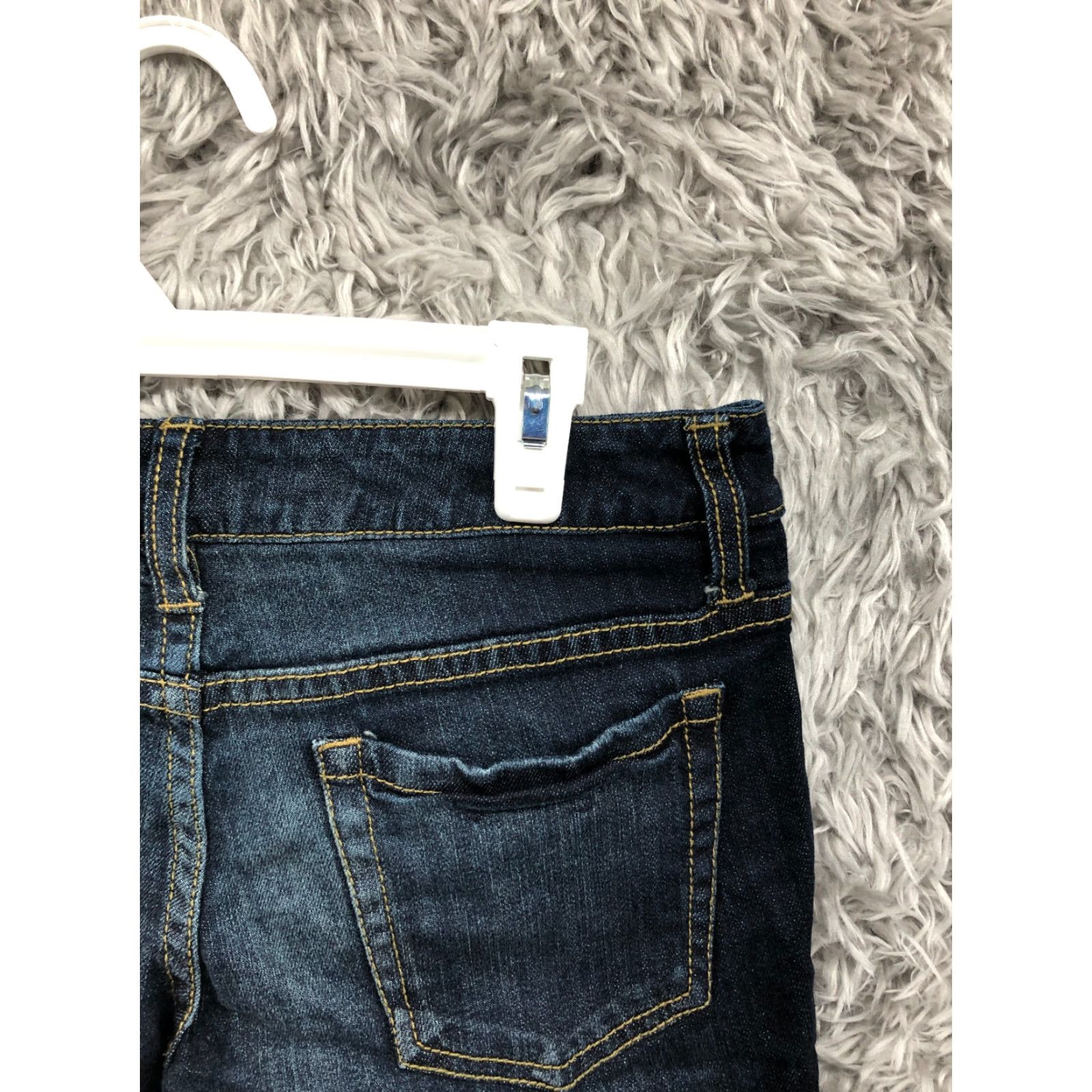 Mossimo Mossimo Shorts Juniors Size 5 Mid Rise Dark Wash Blue Denim Jean Shorts Size 27" / US 4 / IT 40 - 5 Thumbnail