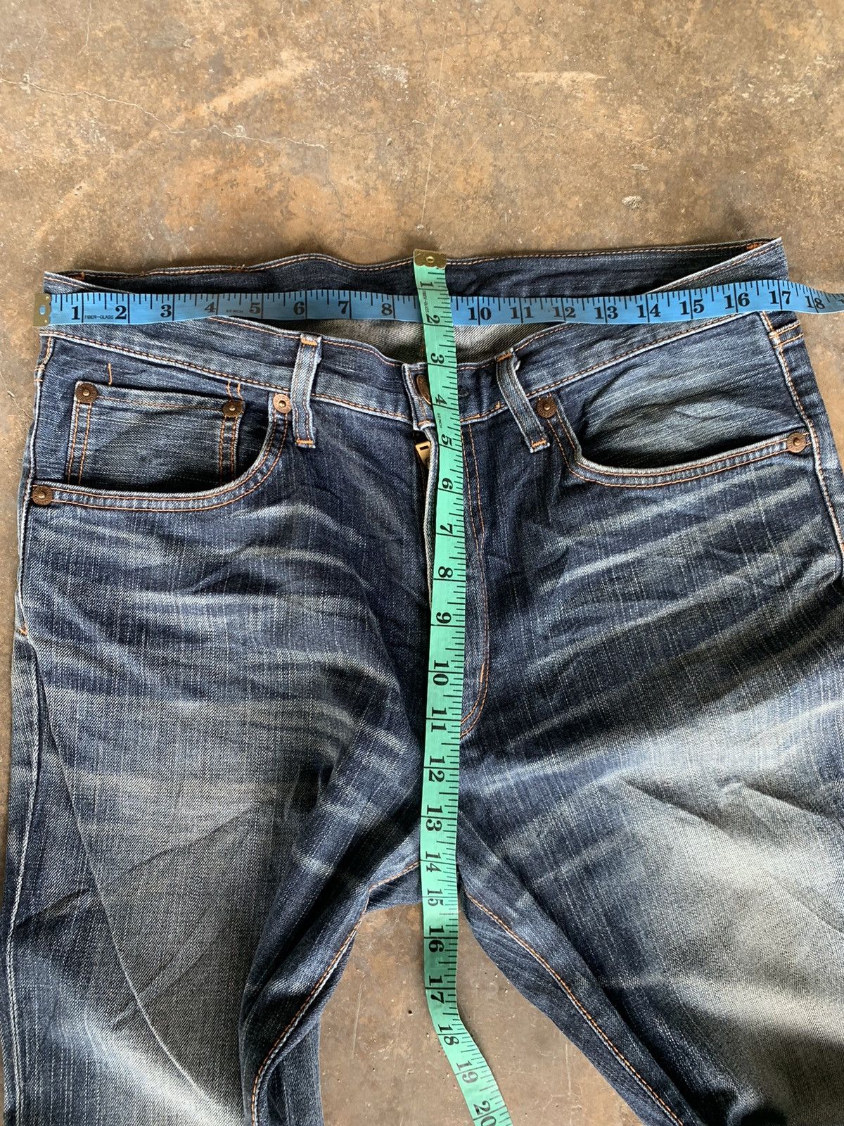 Edwin Edwin 503 faded blue. Size US 34 / EU 50 - 6 Thumbnail