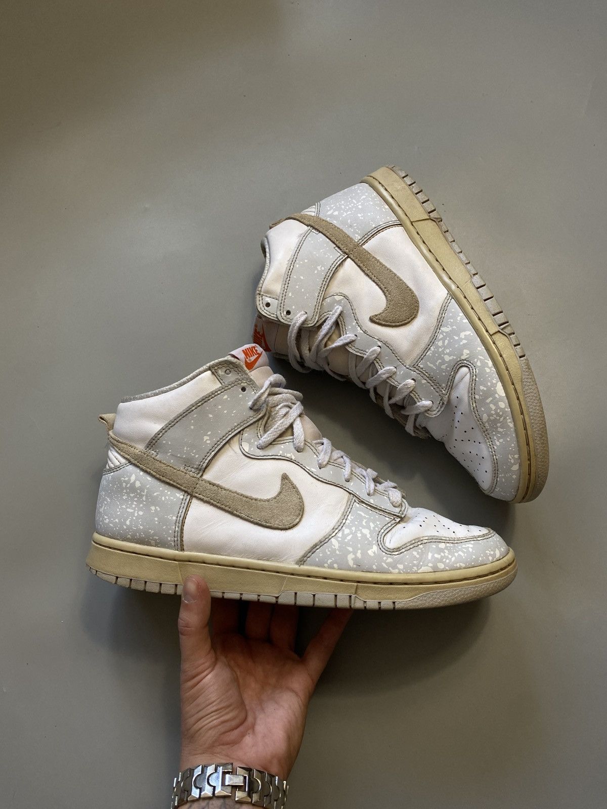 Nike Nike Dunk High Retro shoes leather sneakers Size US 9.5 / EU 42-43 - 3 Thumbnail
