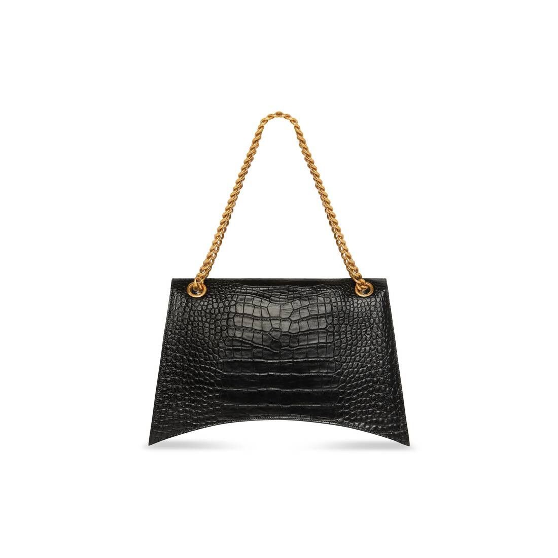 Balenciaga o1mt1gz0325 Size: OS / Crush Large Chain Bag Crocodile Size ONE SIZE - 4 Thumbnail