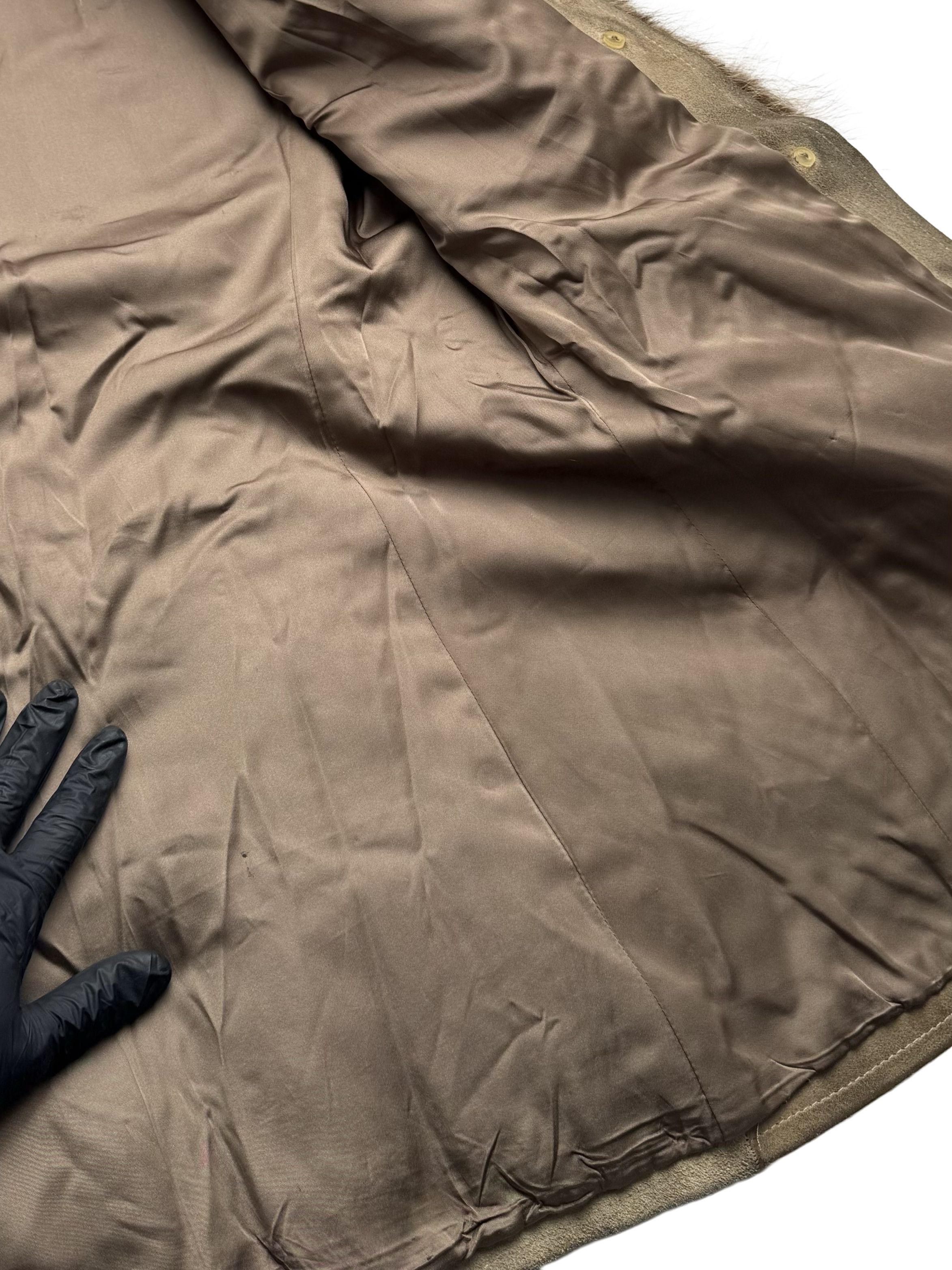 Vintage Vintage Real Suede Coat With Real Fur Details Size M / US 6-8 / IT 42-44 - 14 Thumbnail