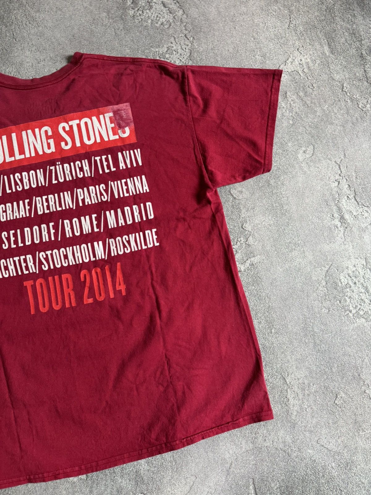 Band Tees × Vintage Rolling Stones XL Tour 2014 tee T-shirt vintage I4 On Fire 🔥 Size US XL / EU 56 / 4 - 14 Thumbnail
