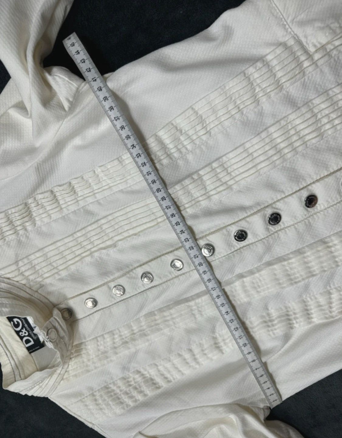 Dolce & Gabbana Vintage 2000s D&G Dolce & Gabbana White Style Retro Jacket Size S / US 4 / IT 40 - 12 Thumbnail