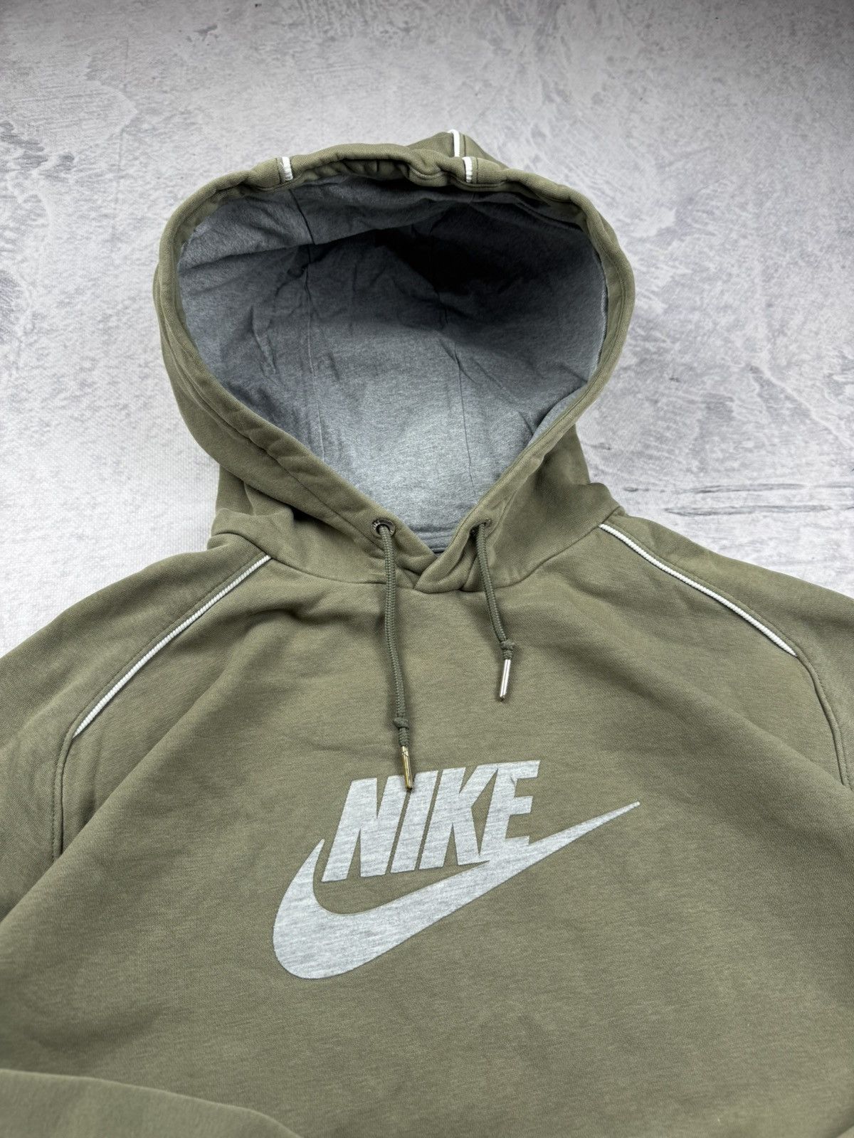 Nike × Vintage NIKE VINTAGE CENTER LOGO OVERSIZE BOXY HOODIE Size US L / EU 52-54 / 3 - 4 Thumbnail