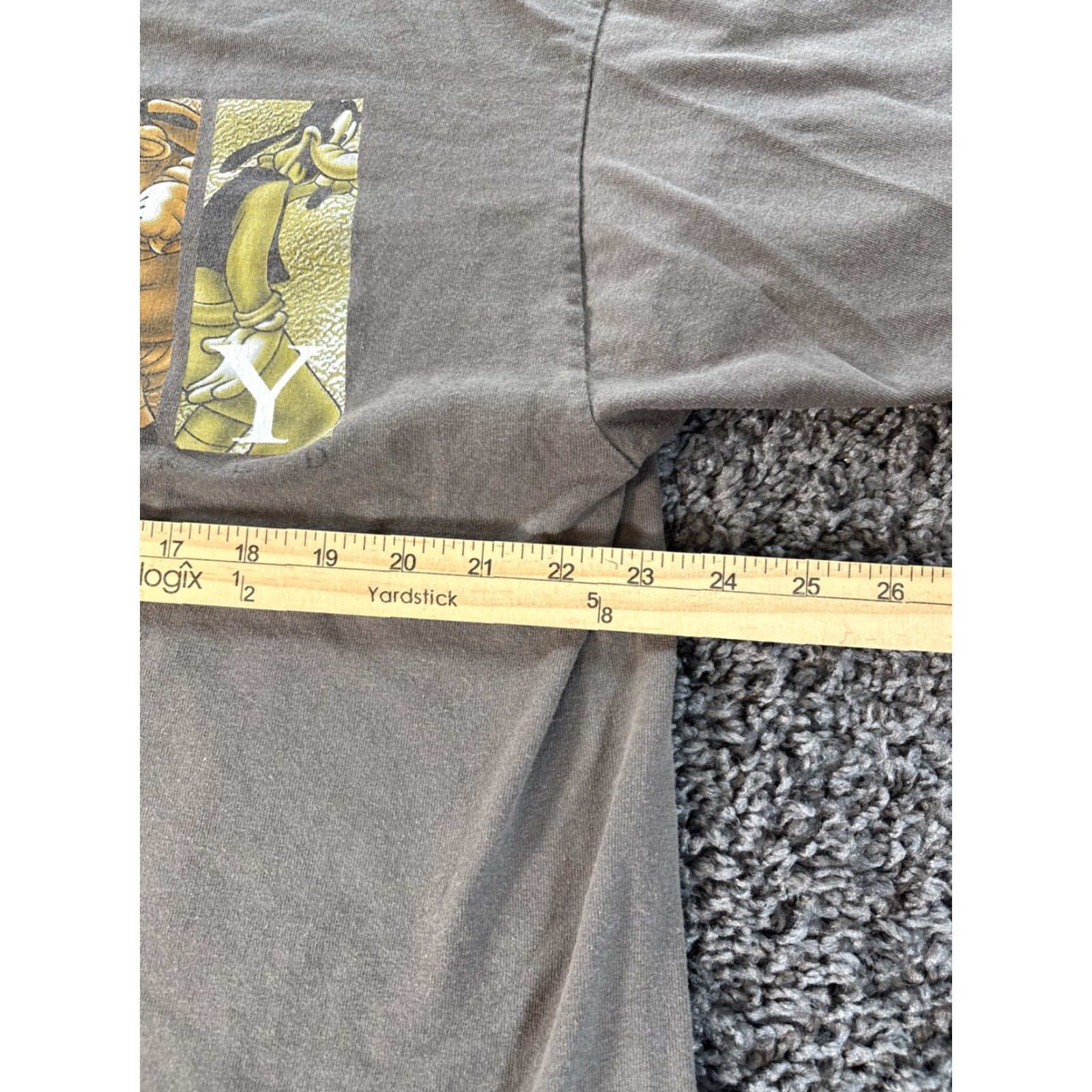 Disney VINTAGE Walt Disney World T Shirt Goofy Brown 90s XL Mens Crew Neck Size US XL / EU 56 / 4 - 3 Thumbnail