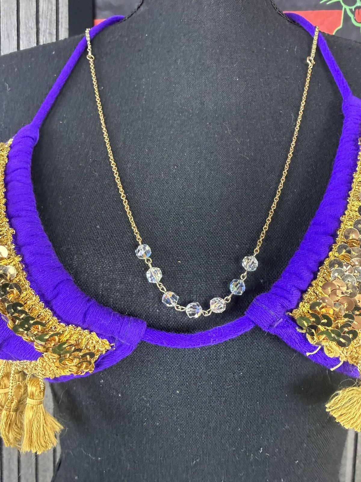 Vintage Vintage 1940s 3-piece Belly Dancer Size Small + Symbols Size ONE SIZE - 5 Thumbnail