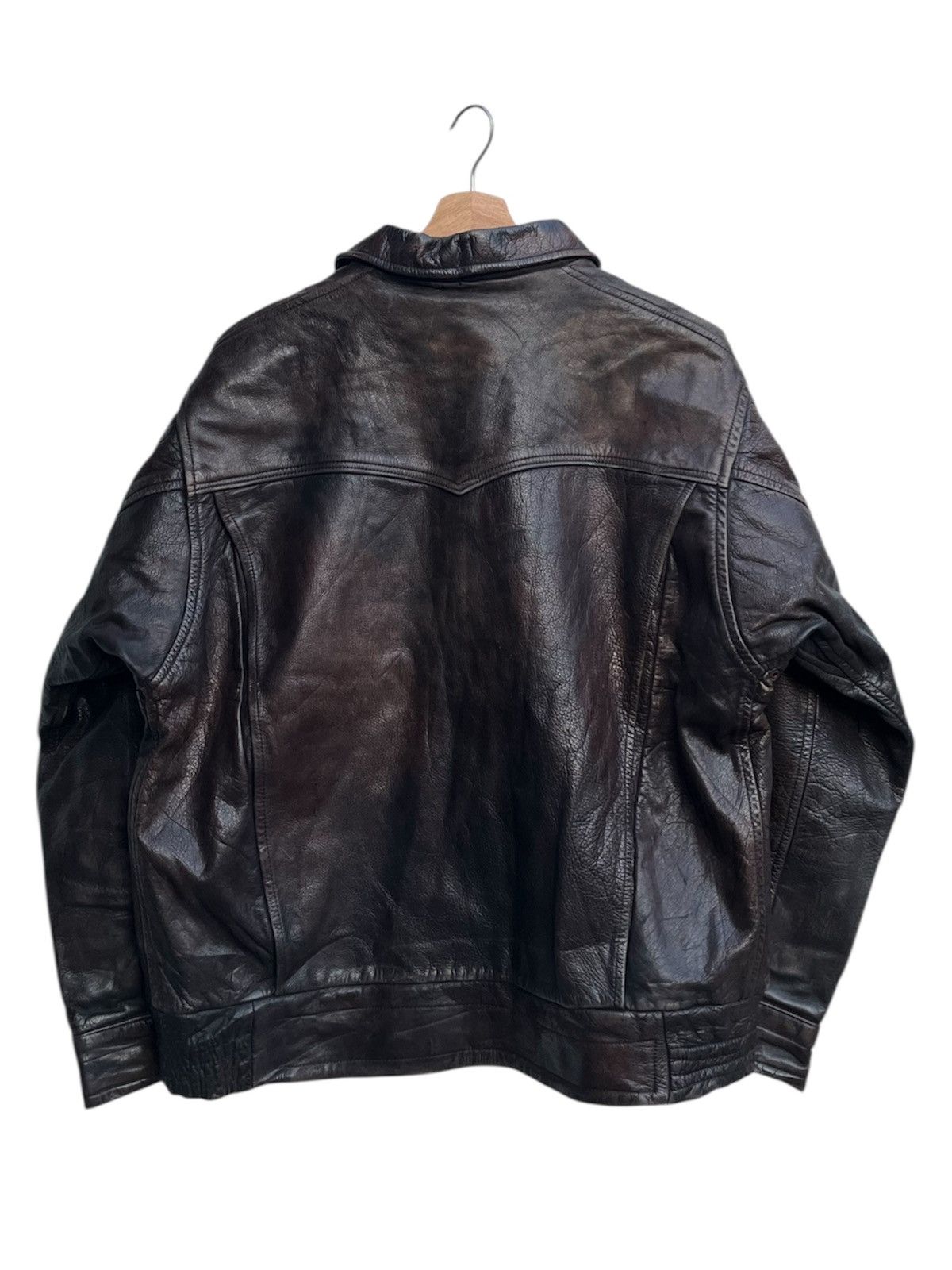 Genuine Leather Vintage Multi-pockets Leather Jacket Size US L / EU 52-54 / 3 - 5 Thumbnail