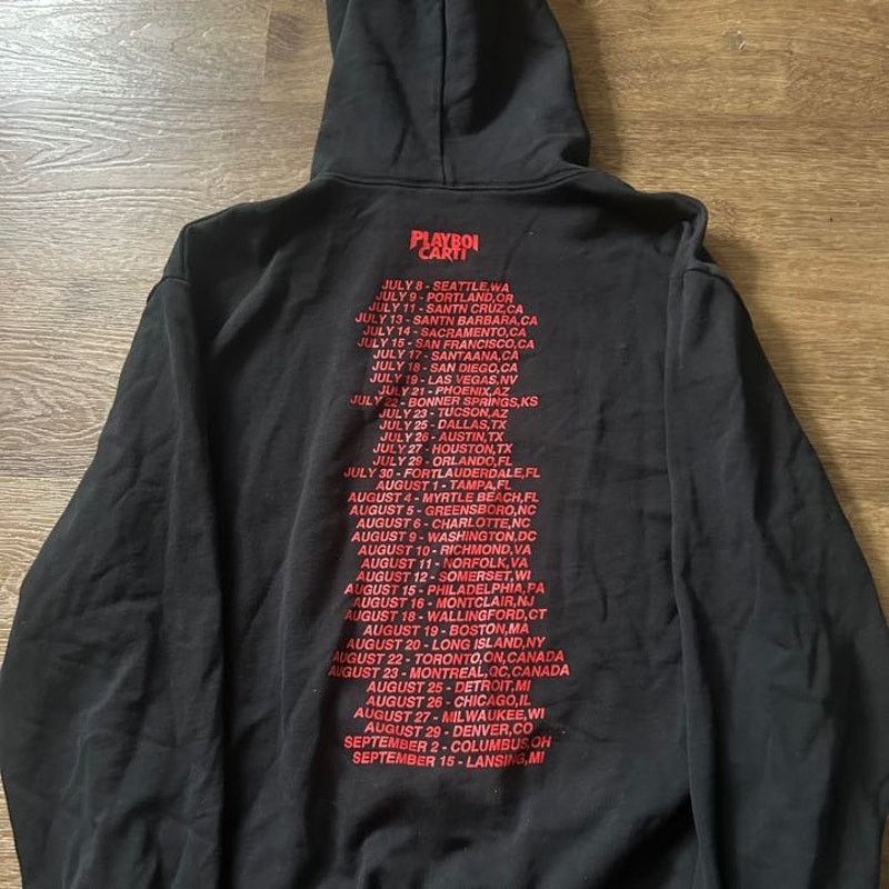 Other Playboi Carti Tour Graphic Hoodie Size US L / EU 52-54 / 3 - 5 Thumbnail