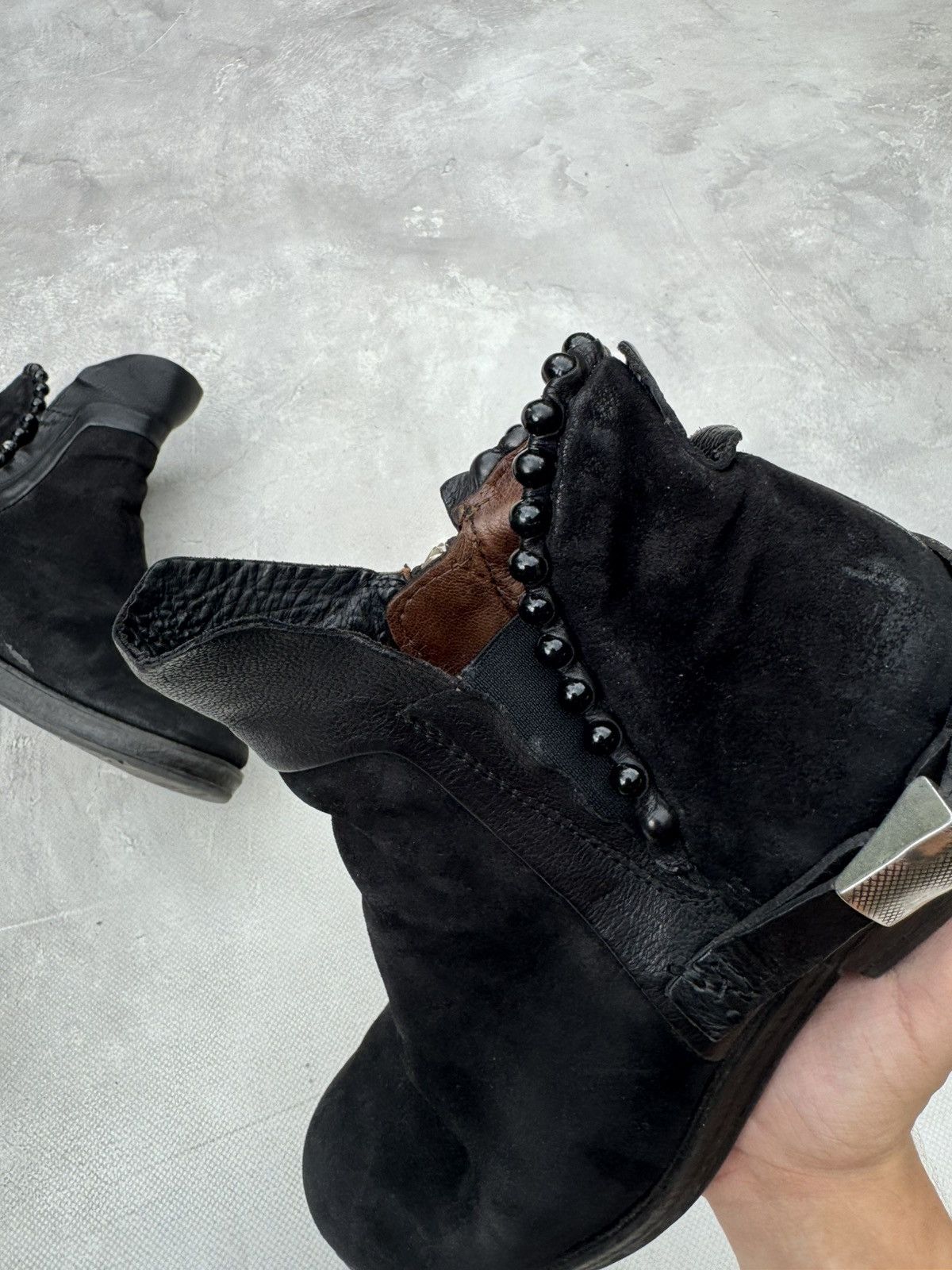 A.S.98 Vintage Airsteps AS98 Avant-garde Suede&Leather Boot Size US 9 / IT 39 - 6 Thumbnail