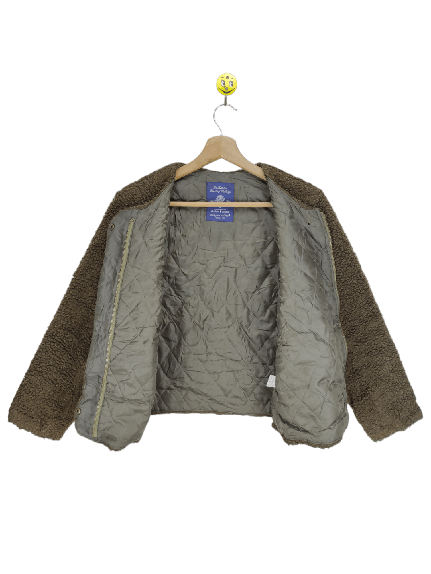 Vintage Steals🔥Vintage Cropped Cardigan Sherpa Jacket by Union Made Size M / US 6-8 / IT 42-44 - 5 Thumbnail