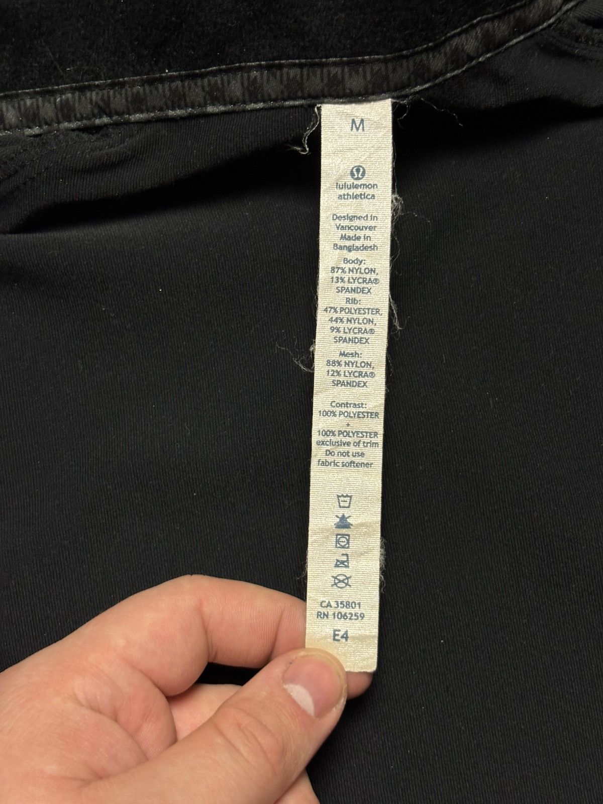 Lululemon Lululemon Luon Vent Tech FZ Jacket Magnetic Pocket Mens M Size US M / EU 48-50 / 2 - 10 Thumbnail