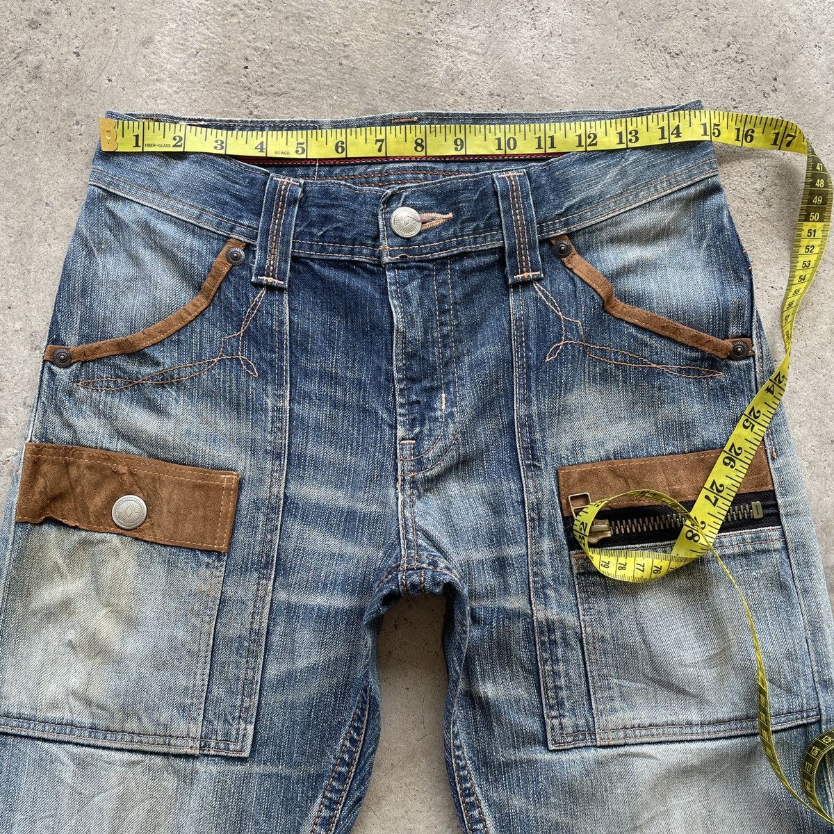 Edwin Vintage Edwin Exclusive Distressed Faded Denim Jeans Pants Size US 30 / EU 46 - 6 Thumbnail