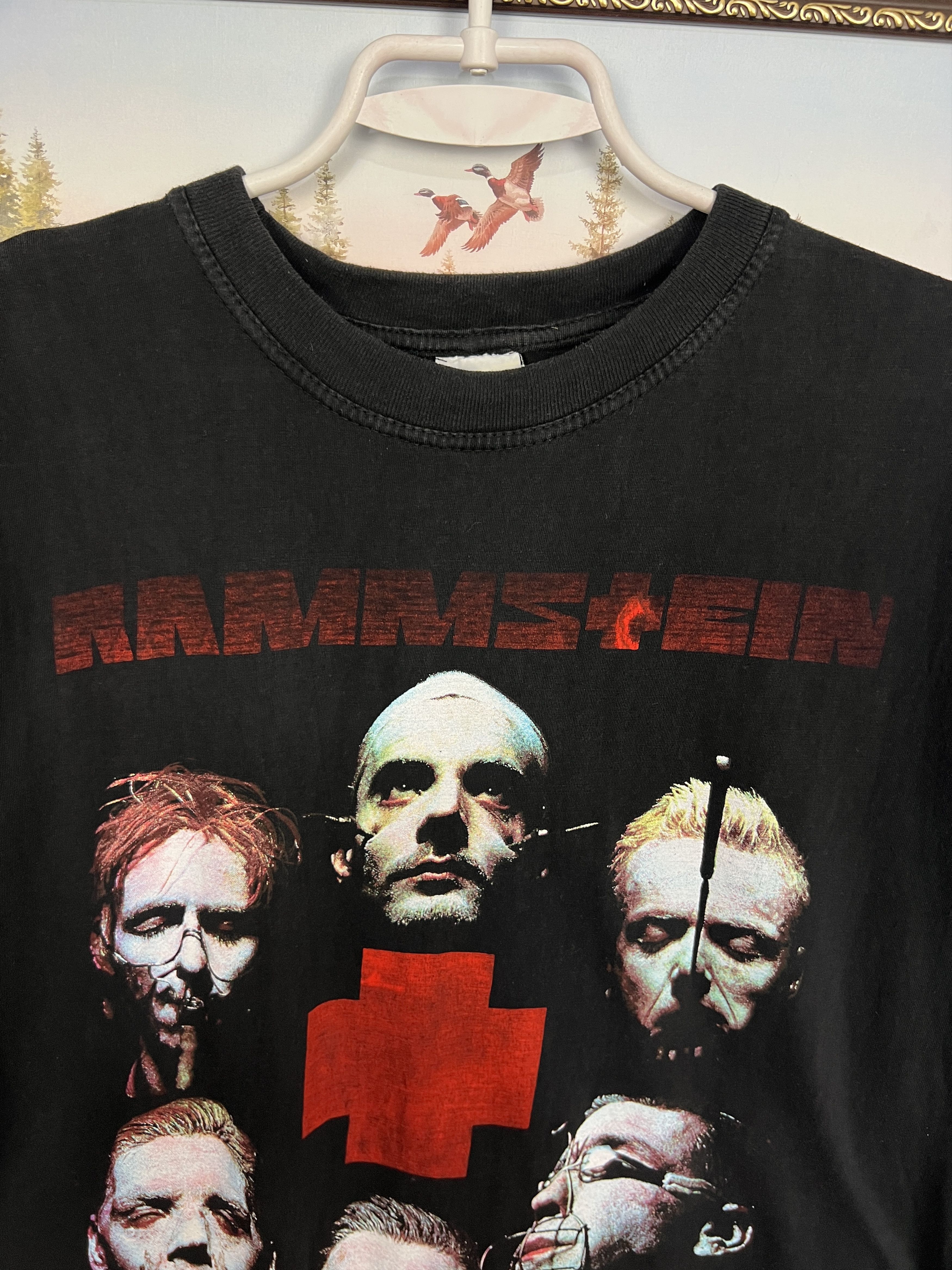 Vintage Vintage Rammstein Sehnsucht Band Shirt Over Print Tee Black Size US XL / EU 56 / 4 - 4 Thumbnail
