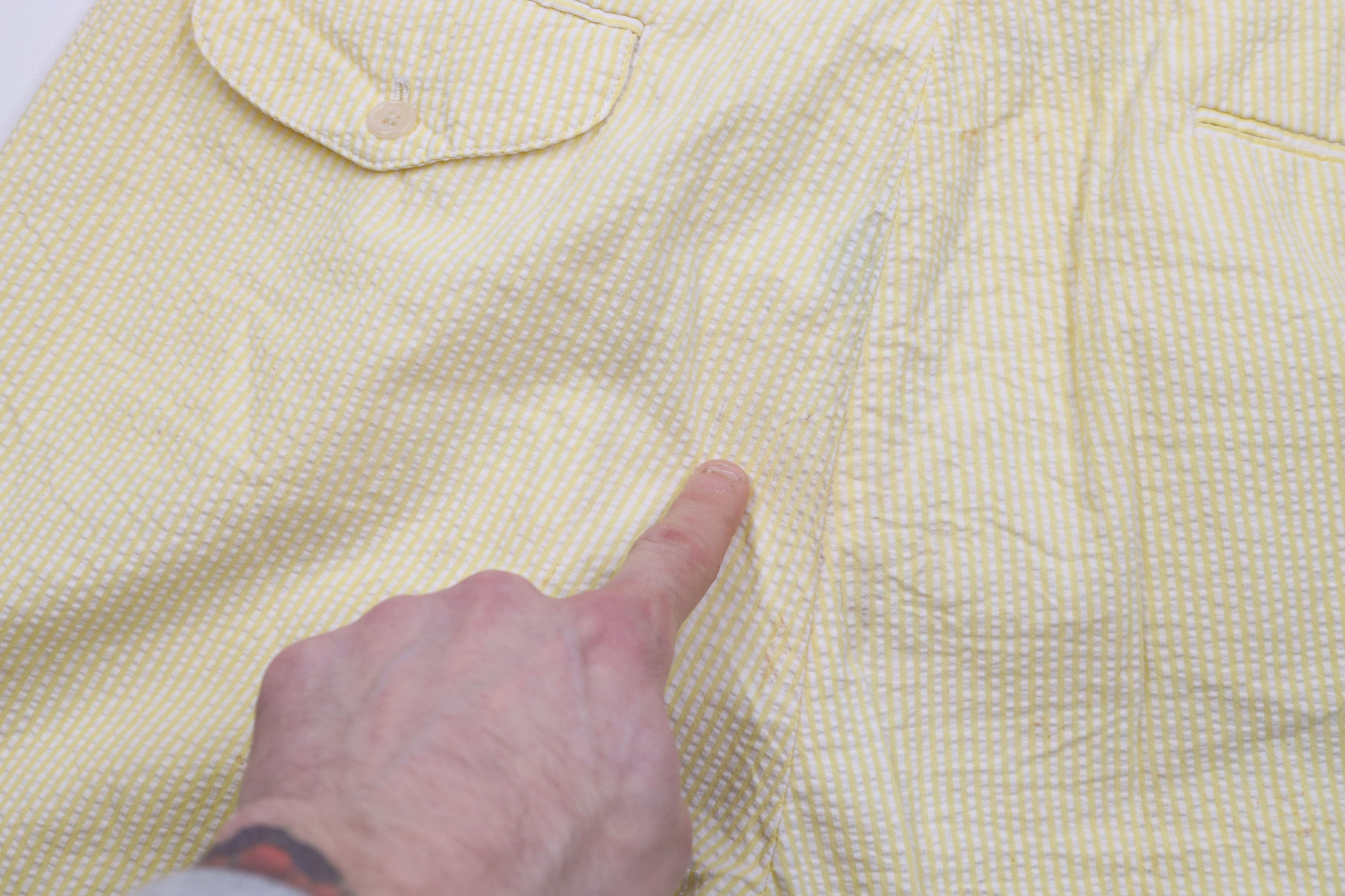 Ralph Lauren Vintage 90s Polo Golf Ralph Lauren Seersucker Chino Shorts Size US 34 / EU 50 - 15 Thumbnail