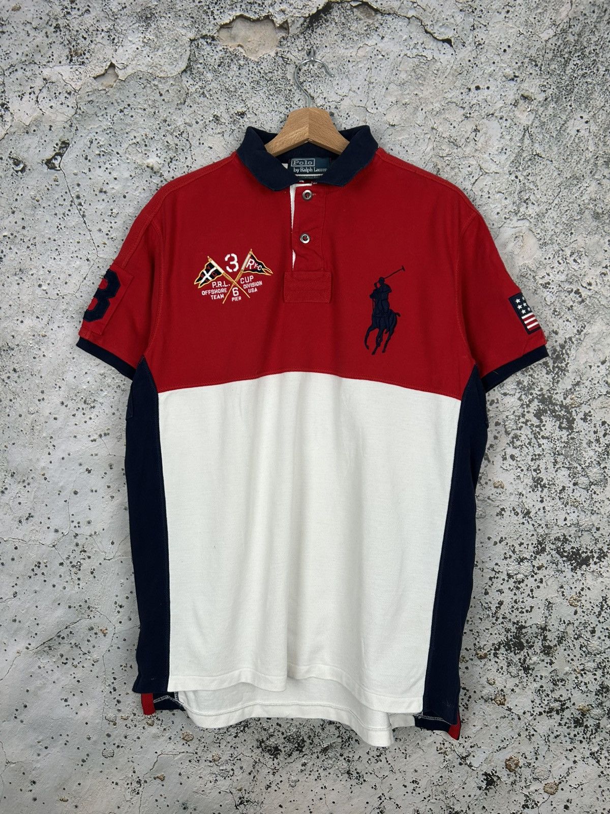 Vintage Polo Ralph Lauren USA Rugby Chief Keef Rap Drill
