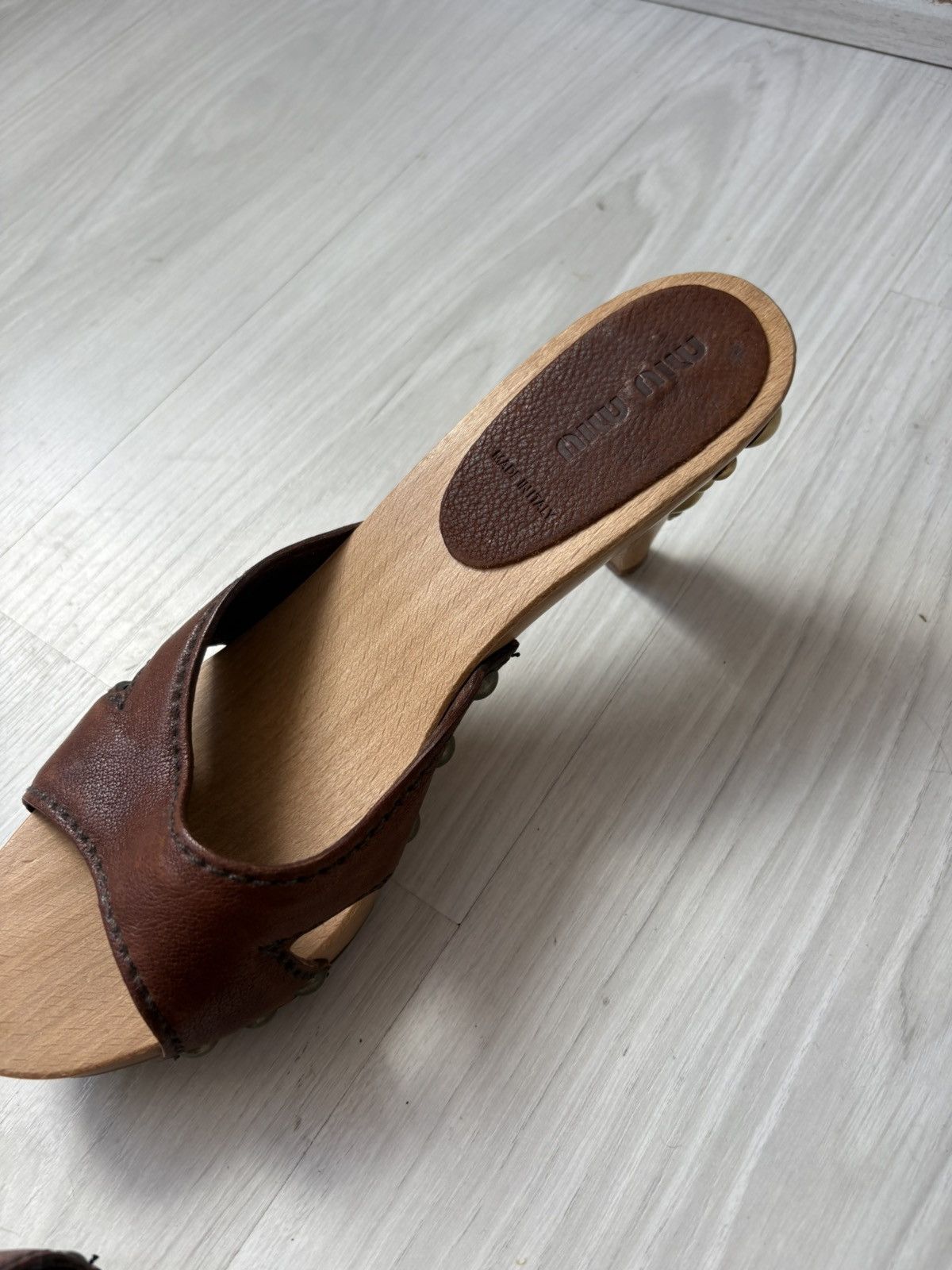 Miu Miu Miumiu clog mules Size US 7.5 / IT 37.5 - 19 Thumbnail
